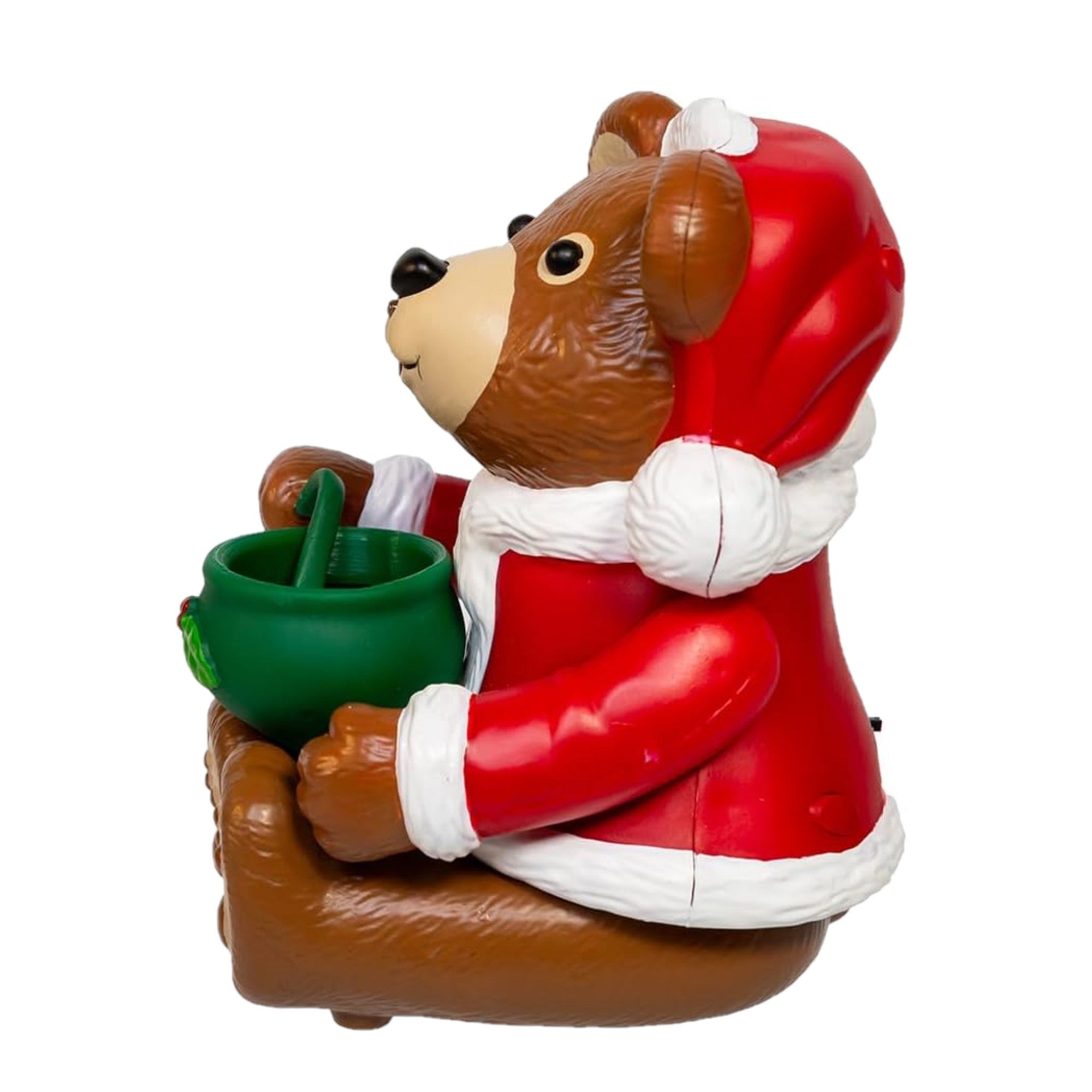 Kurt Adler Plastic Christmas Figurine, Bradley the Christmas Bubble Bear