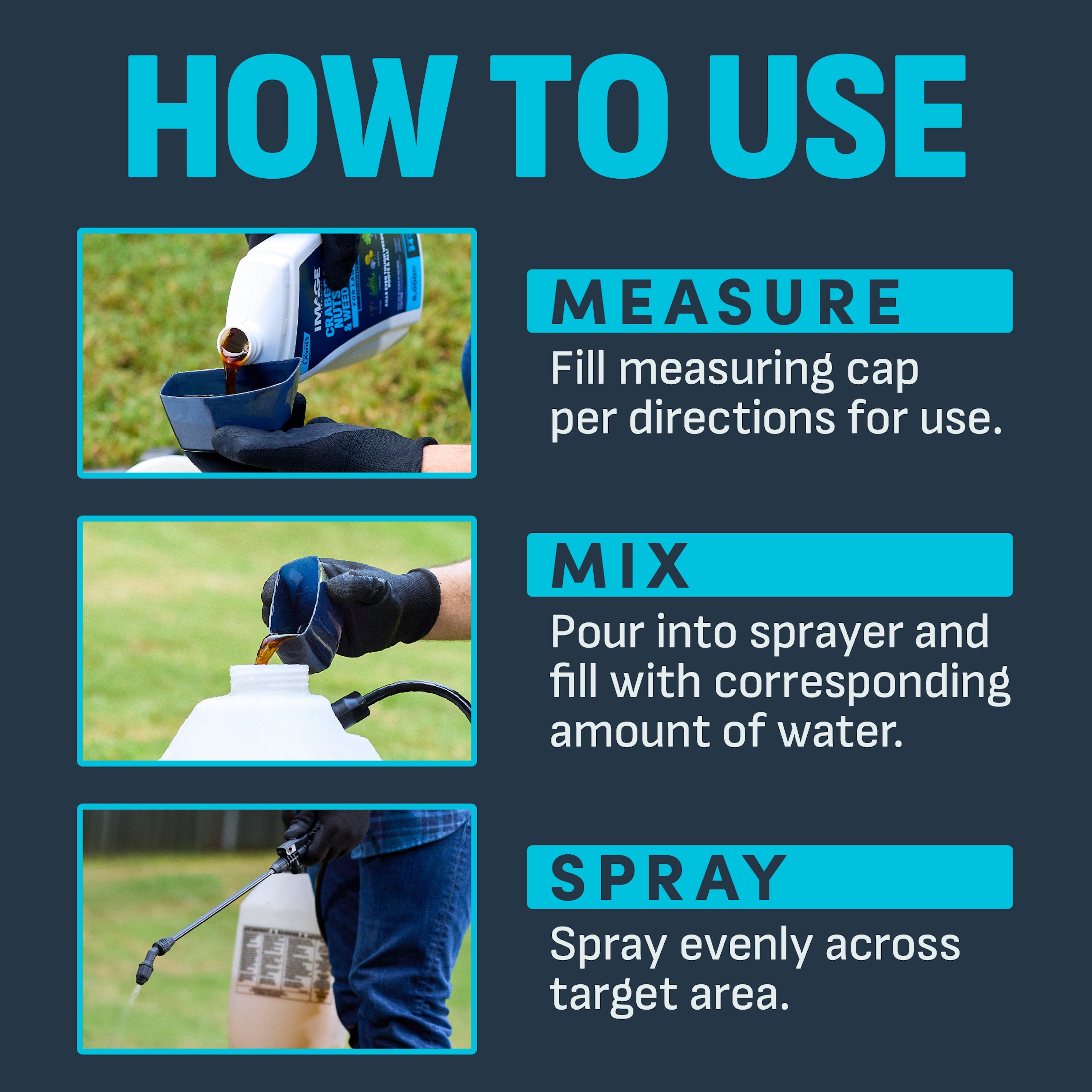 IMAGE Crabgrass, Nutsedge & Weed Killer For Lawns Concentrate, 24oz