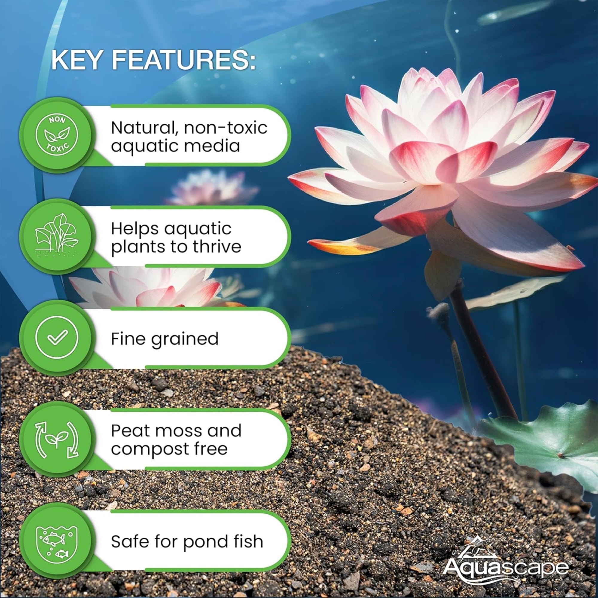 Aquascape Pond Plant Potting Media for Aquatic Plants, 215 Cubic Inches