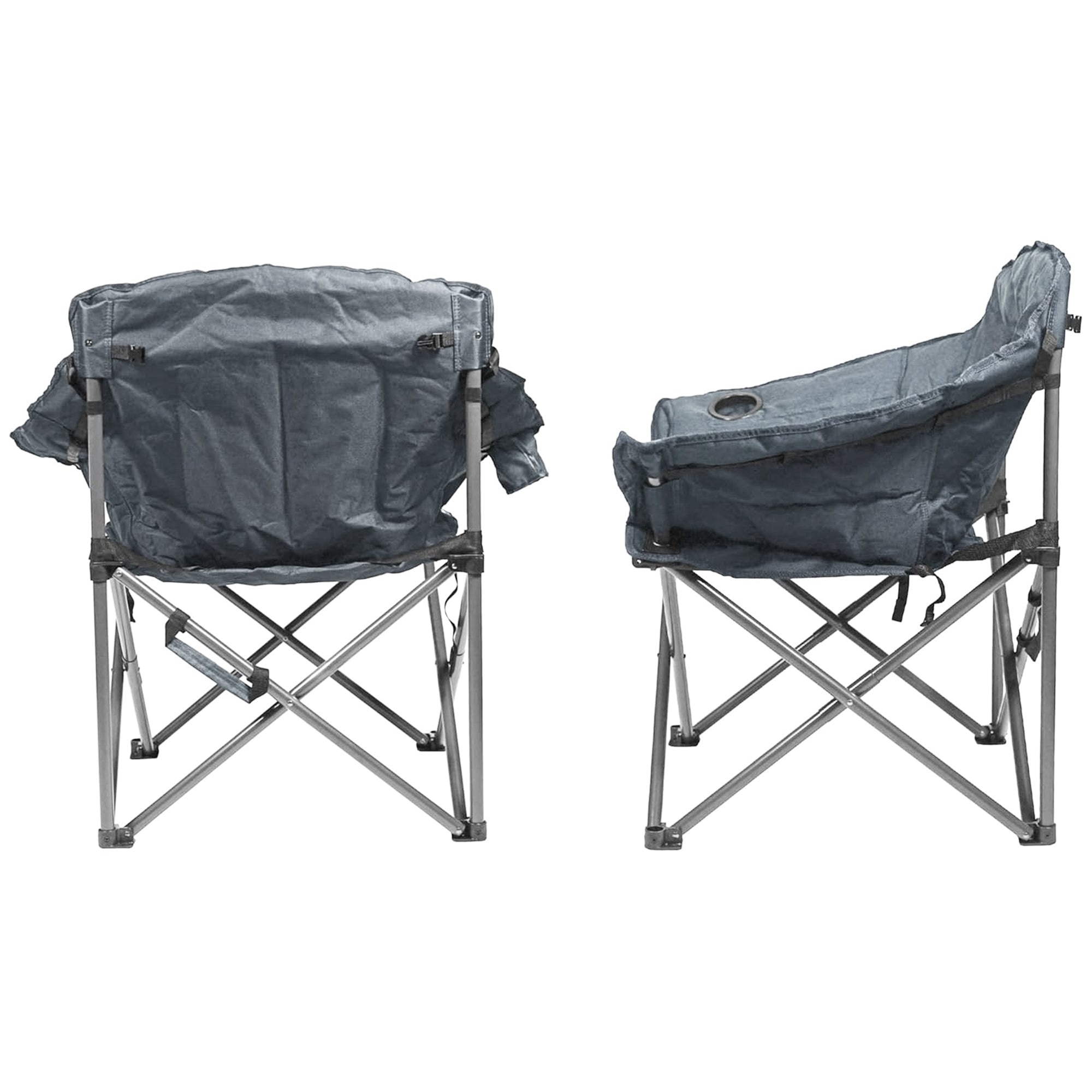 Zenithen Limited Alternative Club Portable Folding Outdoor Camping Chair, Navy Blue