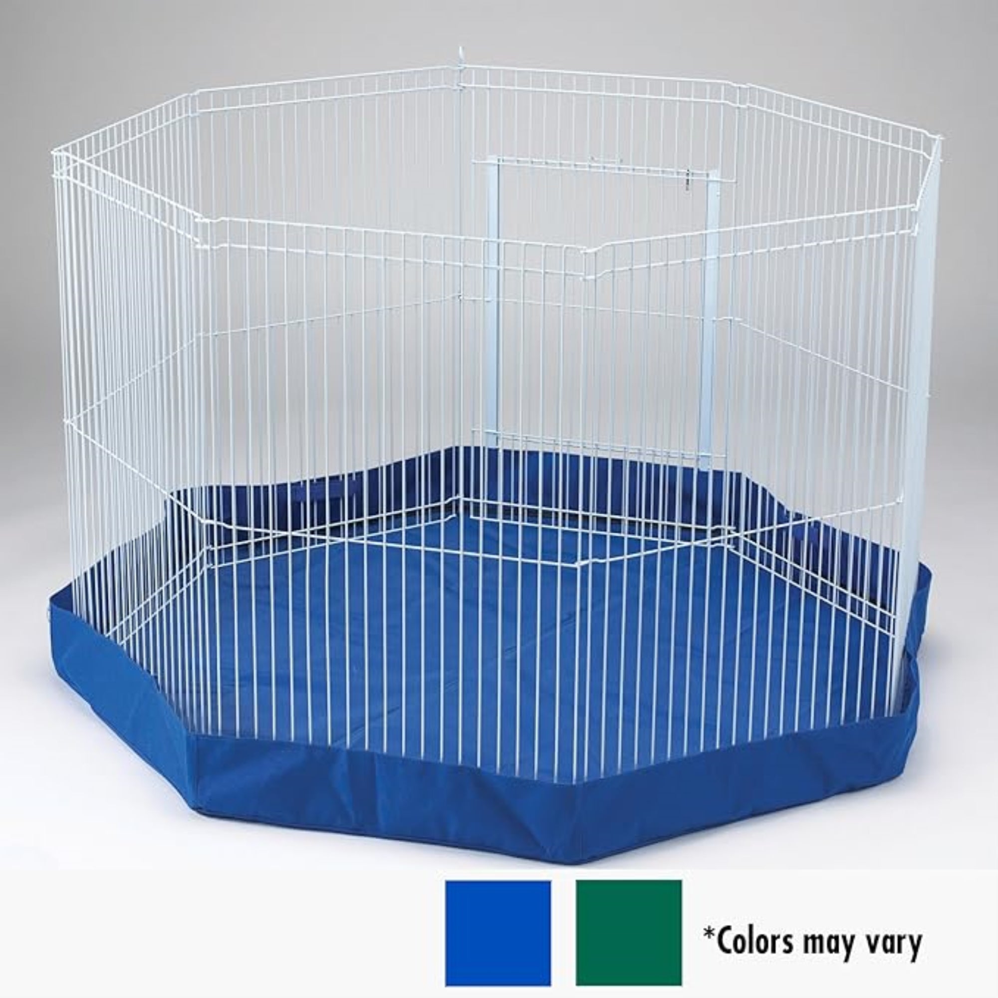 Ware Universal Playpen Cover, Assorted Colors - Blue or Green