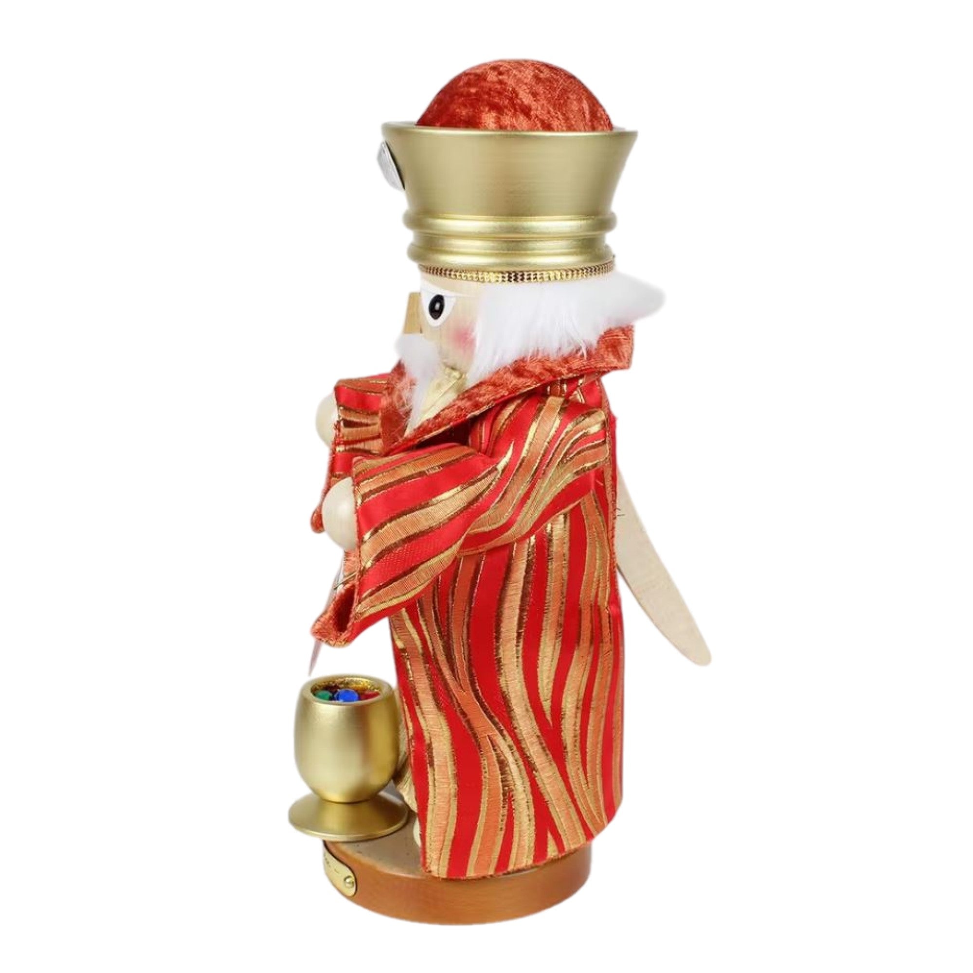 Steinbach Wooden Chubby Nutcracker, Three Wise Man - Melchior, 12in