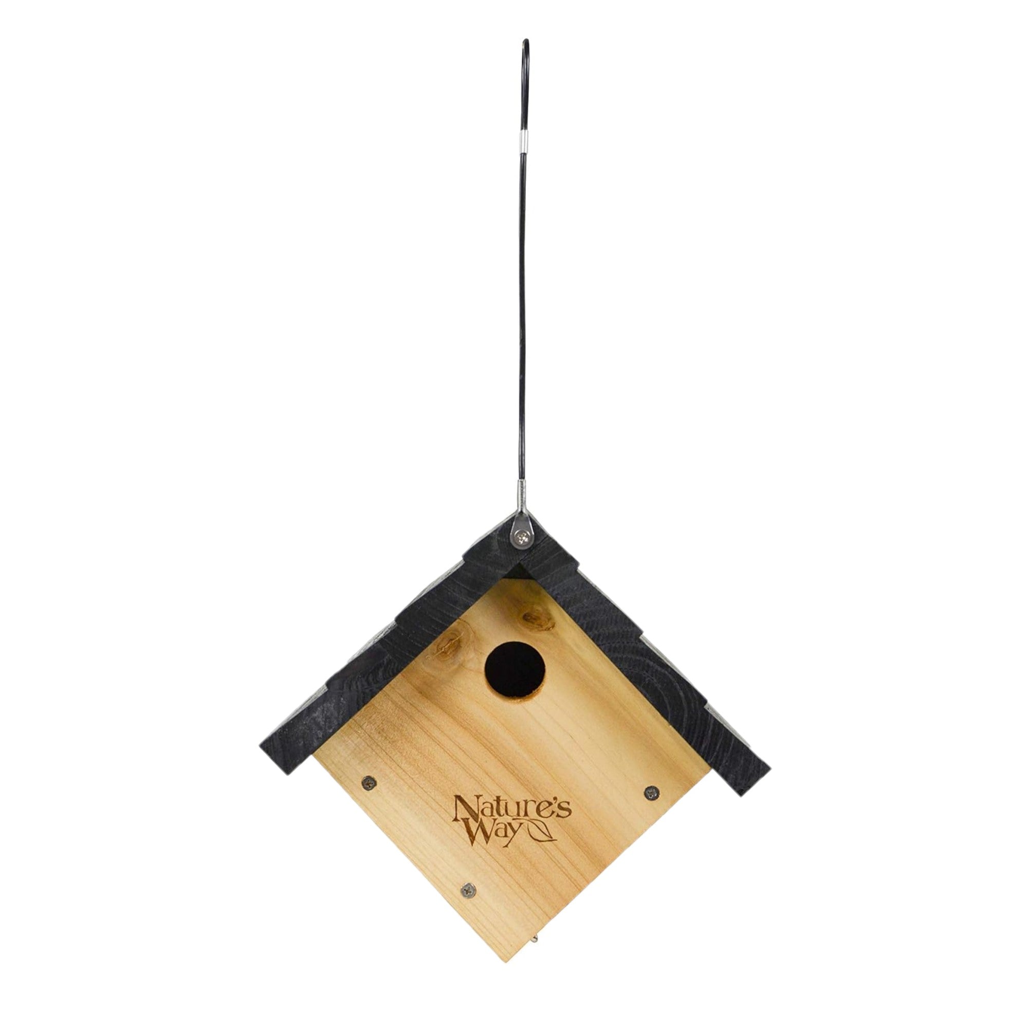 Nature's Way Cedar Wren Bird House, Brown/Black