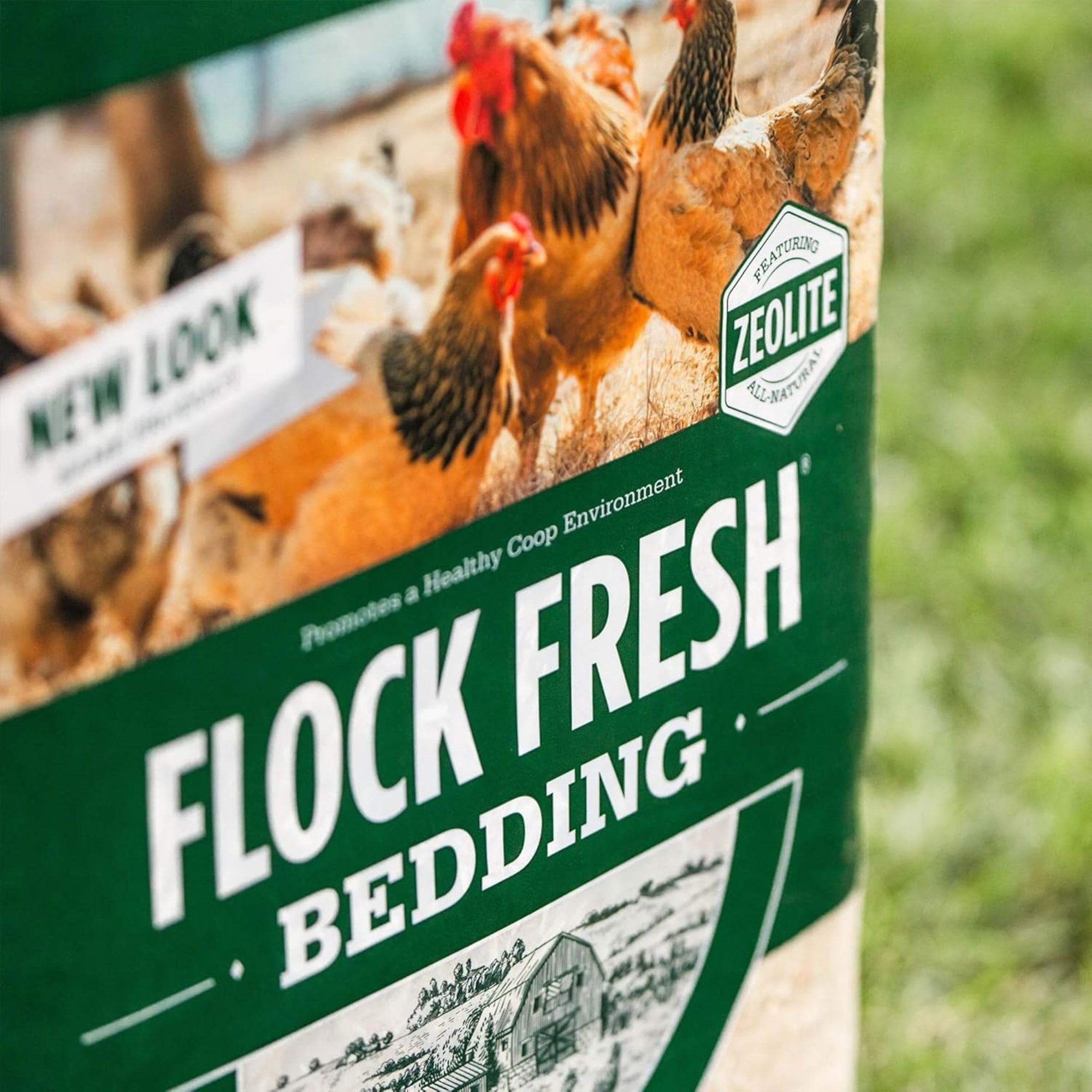 Standlee Premium Products, Flock Fresh Poultry Bedding, Compressed, 2 cu ft (Expanded 10 cu ft)