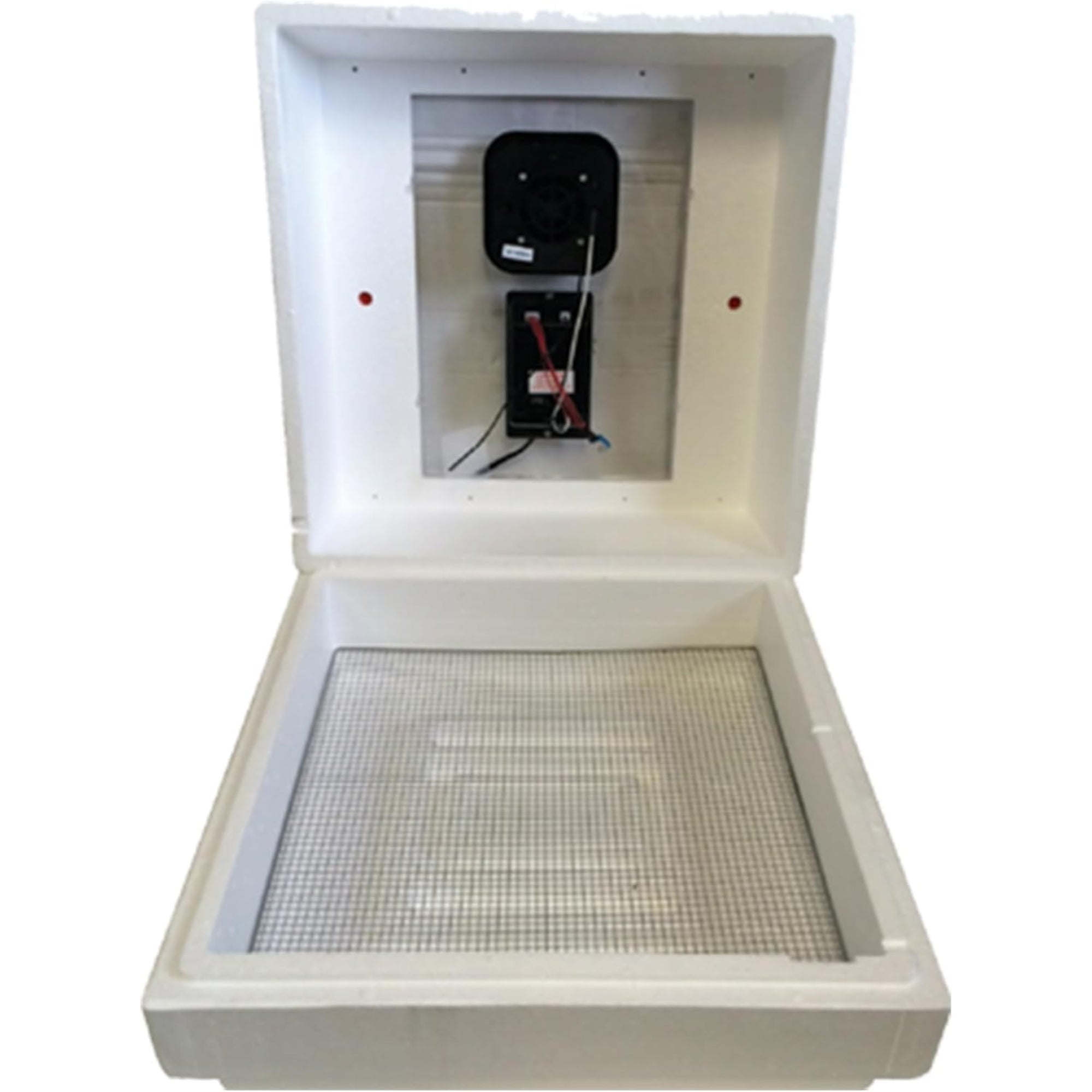 Farm Innovators Heated Digital Air Incubator – 40W, Circulated Air, 4-Dozen Egg Capacity, White