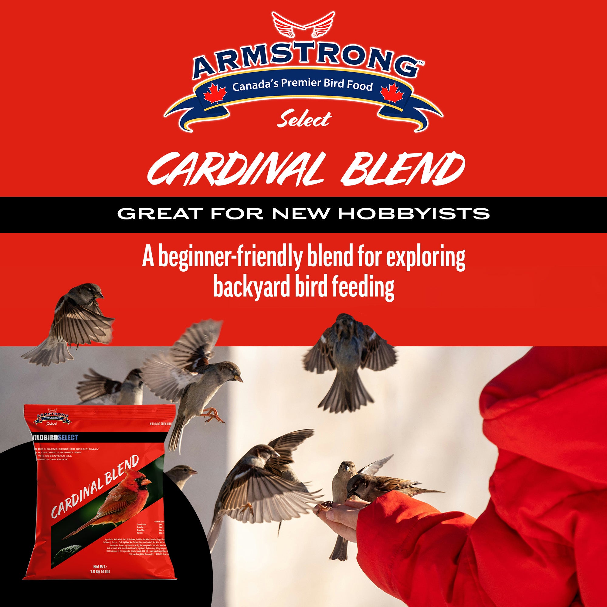 Armstrong Wild Bird Select Cardinal Blend, 4lbs