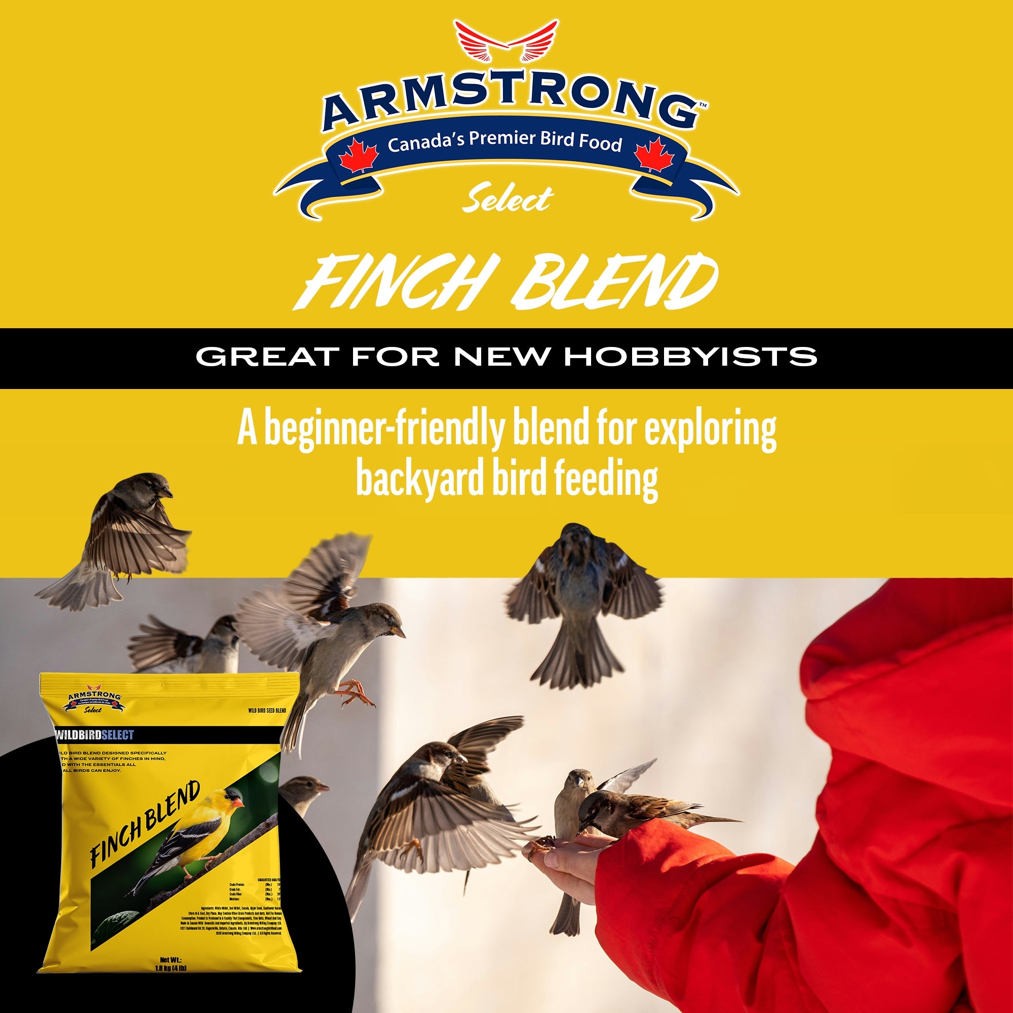 Armstrong Wild Bird Select Finch Blend, 4lbs