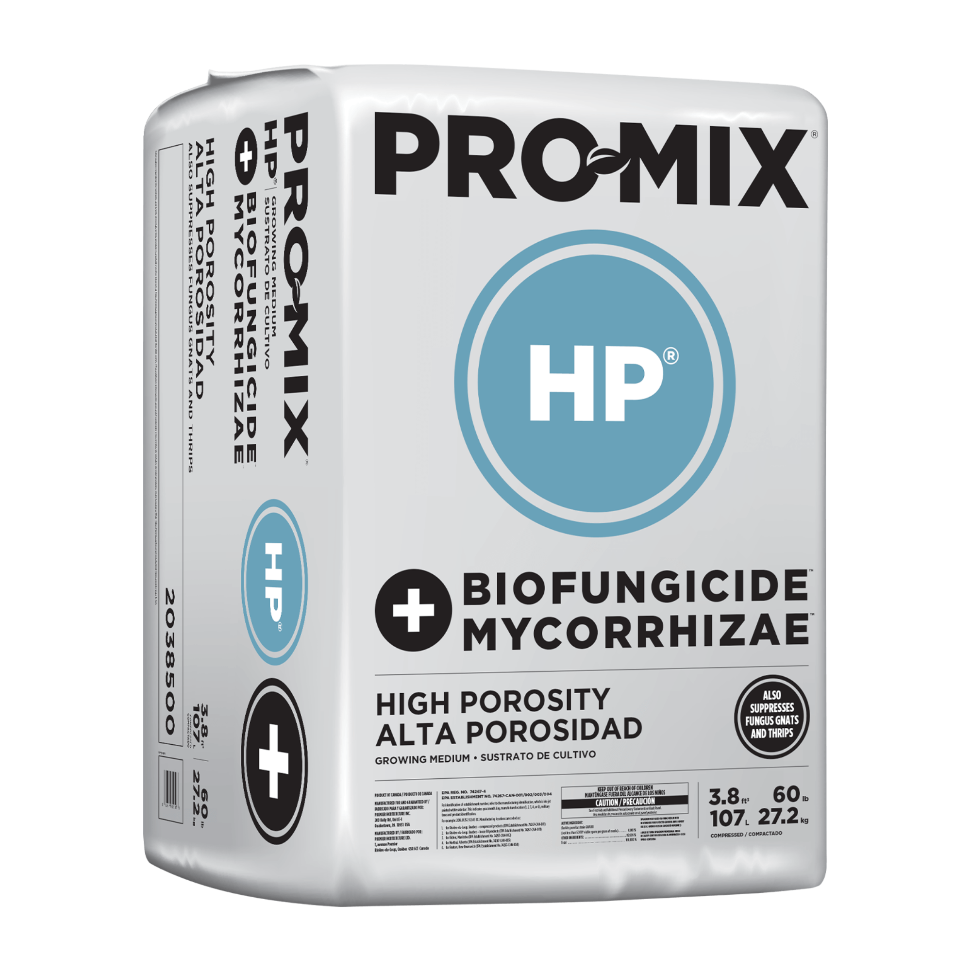 PRO-MIX HP Biofungicide + Mycorrhizae High Porosity Growing Medium, 3.8 cu ft