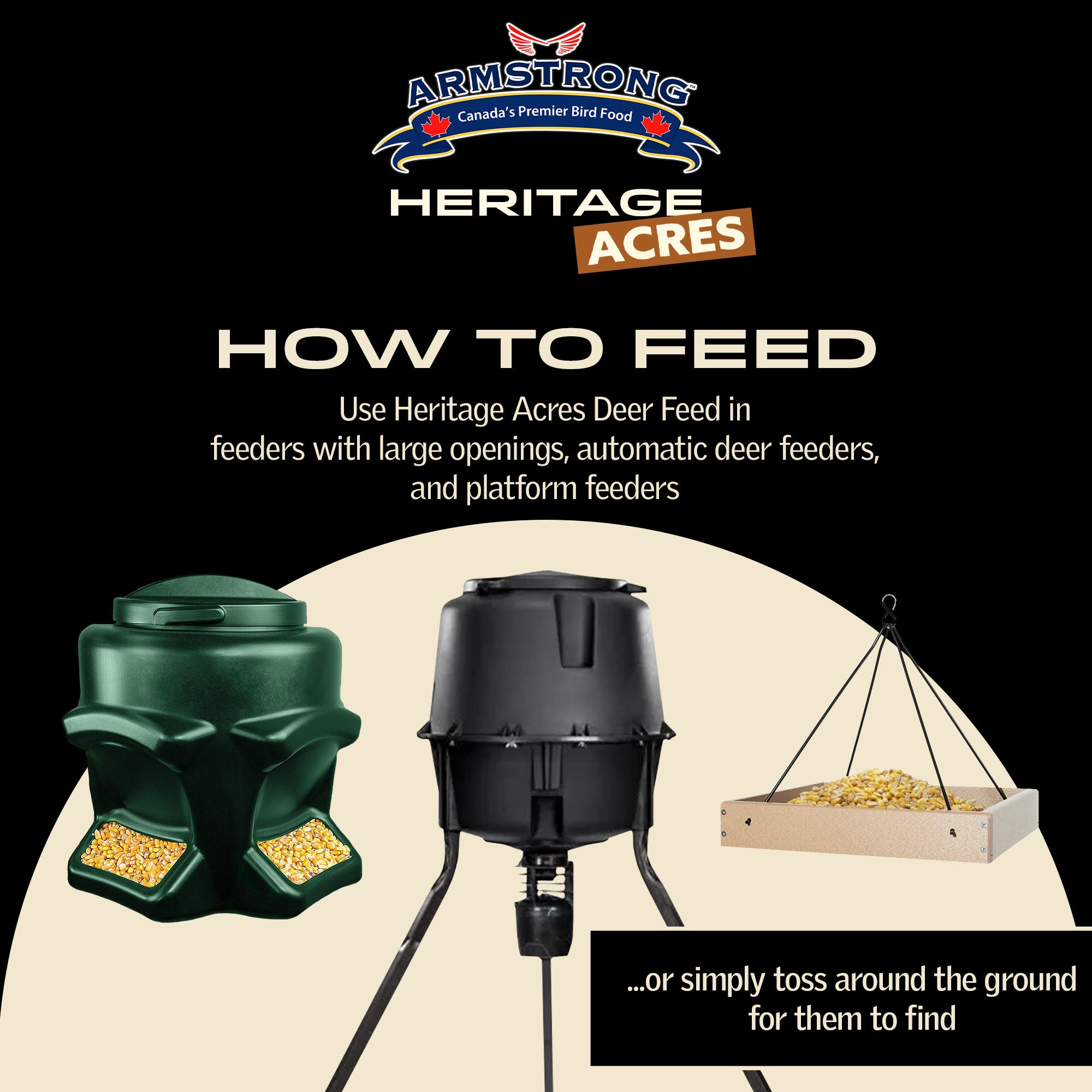 Armstrong Heritage Acres Deer Feed, 40lbs