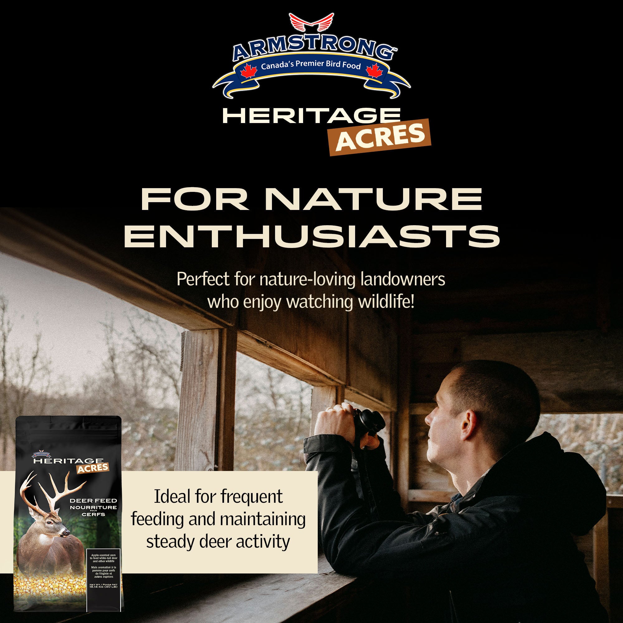 Armstrong Heritage Acres Deer Feed, 40lbs