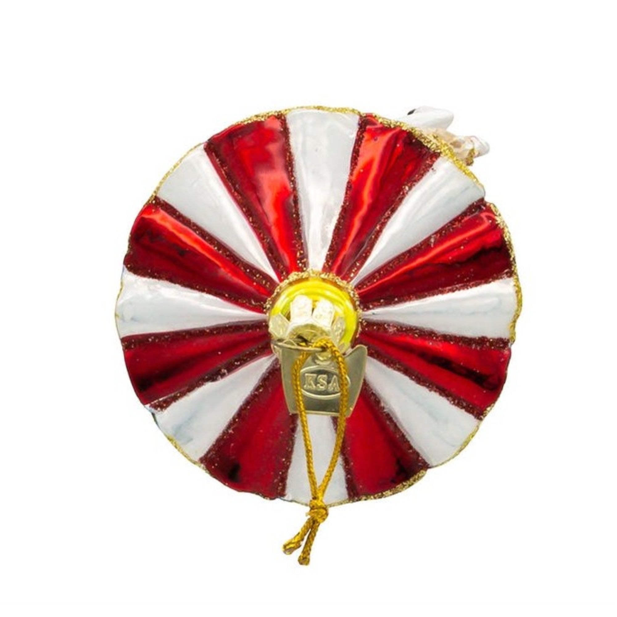 Kurt Adler Noble Gems Glass Ornament for Christmas Tree, Horse Carousel