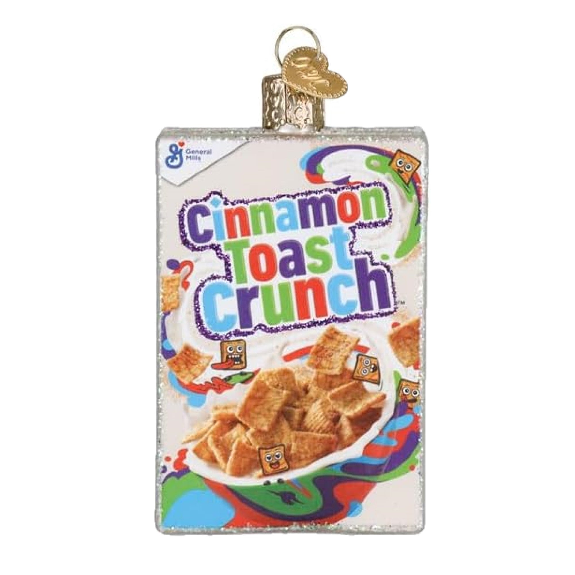 Old World Christmas Blown Glass Ornament for Christmas Tree, Cinnamon Toast Crunch