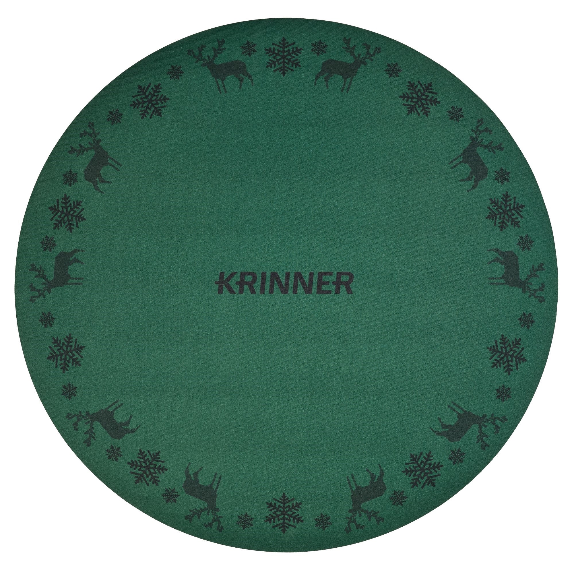 KRINNER 24" Christmas Tree Mat - Waterproof, Absorbent Floor Protection Pad for Tree Stands