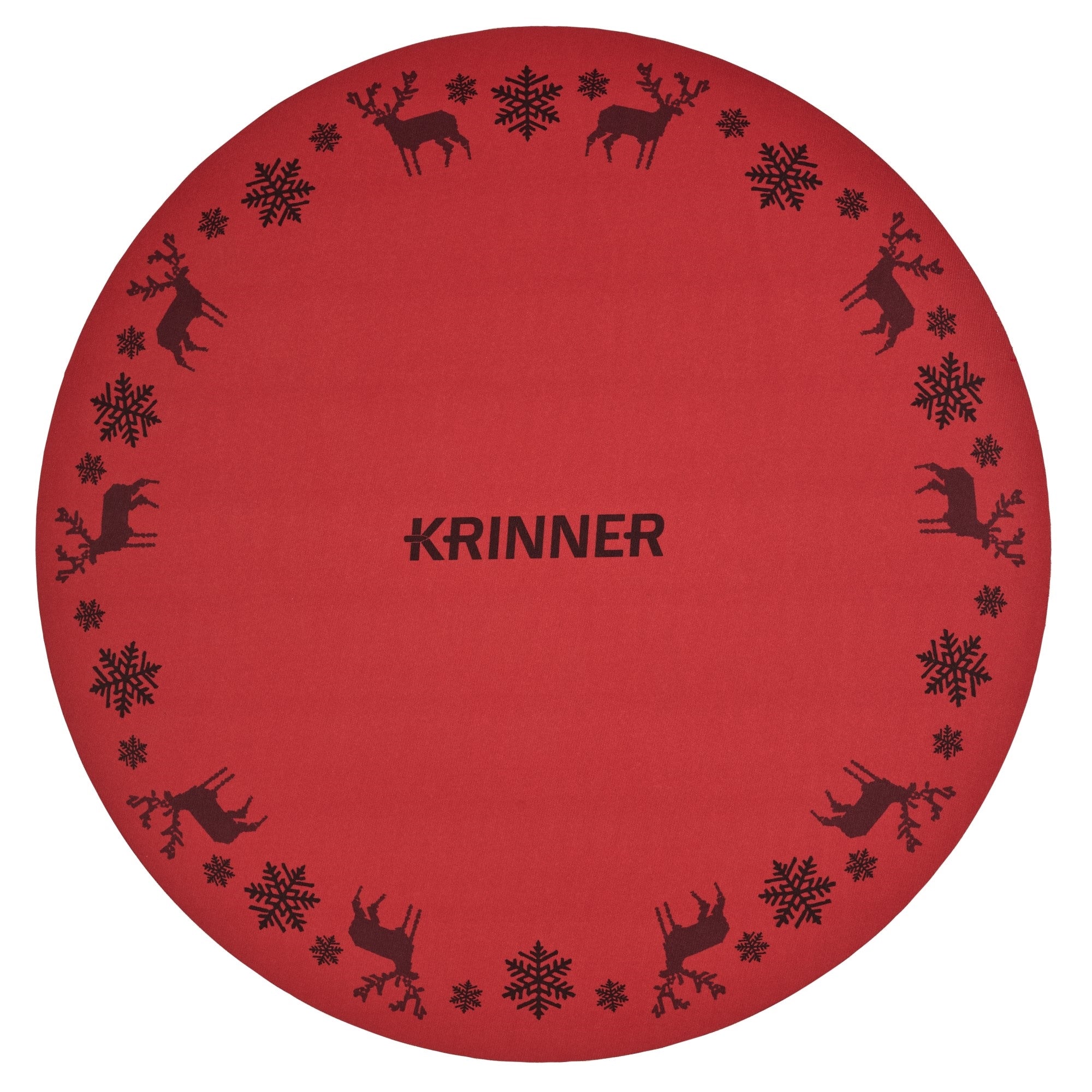 KRINNER 24" Christmas Tree Mat - Waterproof, Absorbent Floor Protection Pad for Tree Stands