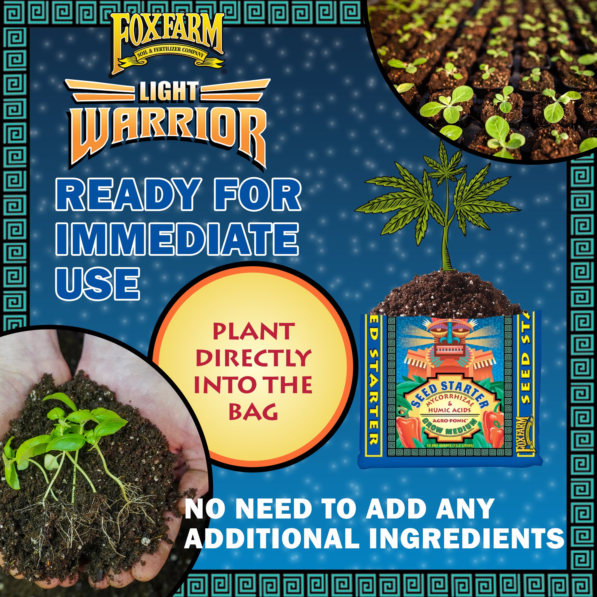 FoxFarm Light Warrior Seed Starter Growing Medium