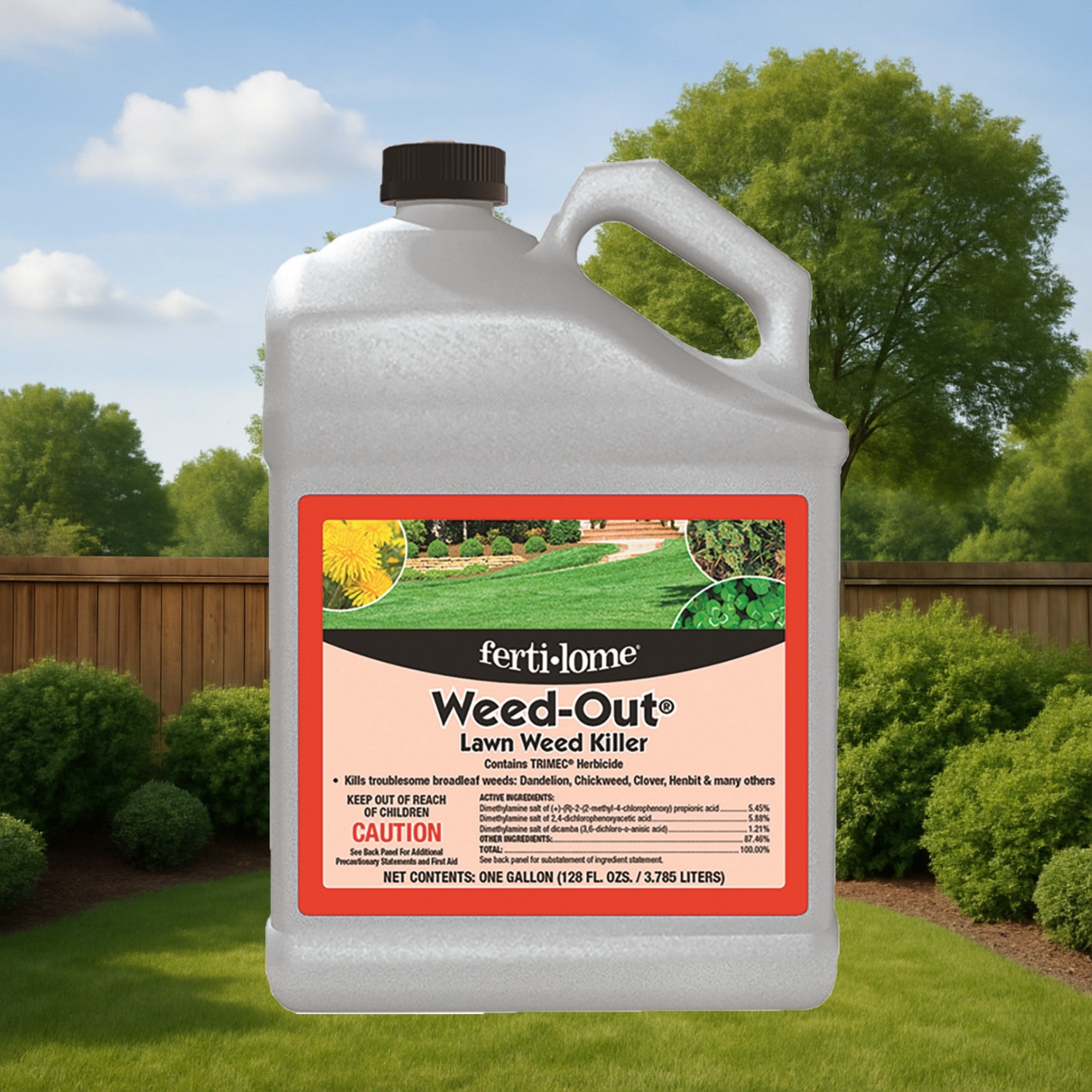 Fertilome Weed Out Lawn Weed Killer Concentrate with TRIMEC, 1 Gallon