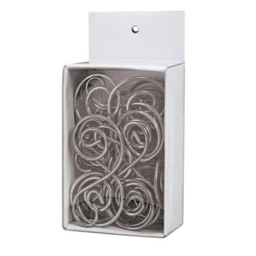 Old World Christmas Metal S-Hook Ornament Hangers, Silver (24 Pack)