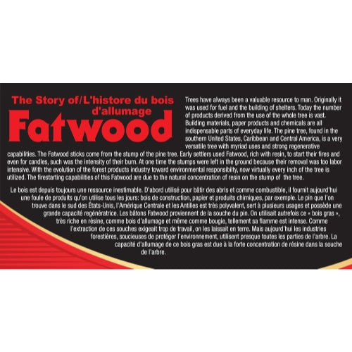 Pine Mountain 100% Fatwood StarterStikk – Firestarter for Campfire & Fireplace, 10 lb