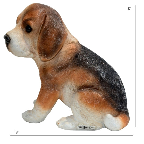Michael Carr Designs Puppy Love Collection, Outdoor Resin Statue Figurine — Nosy Beagle, 8"