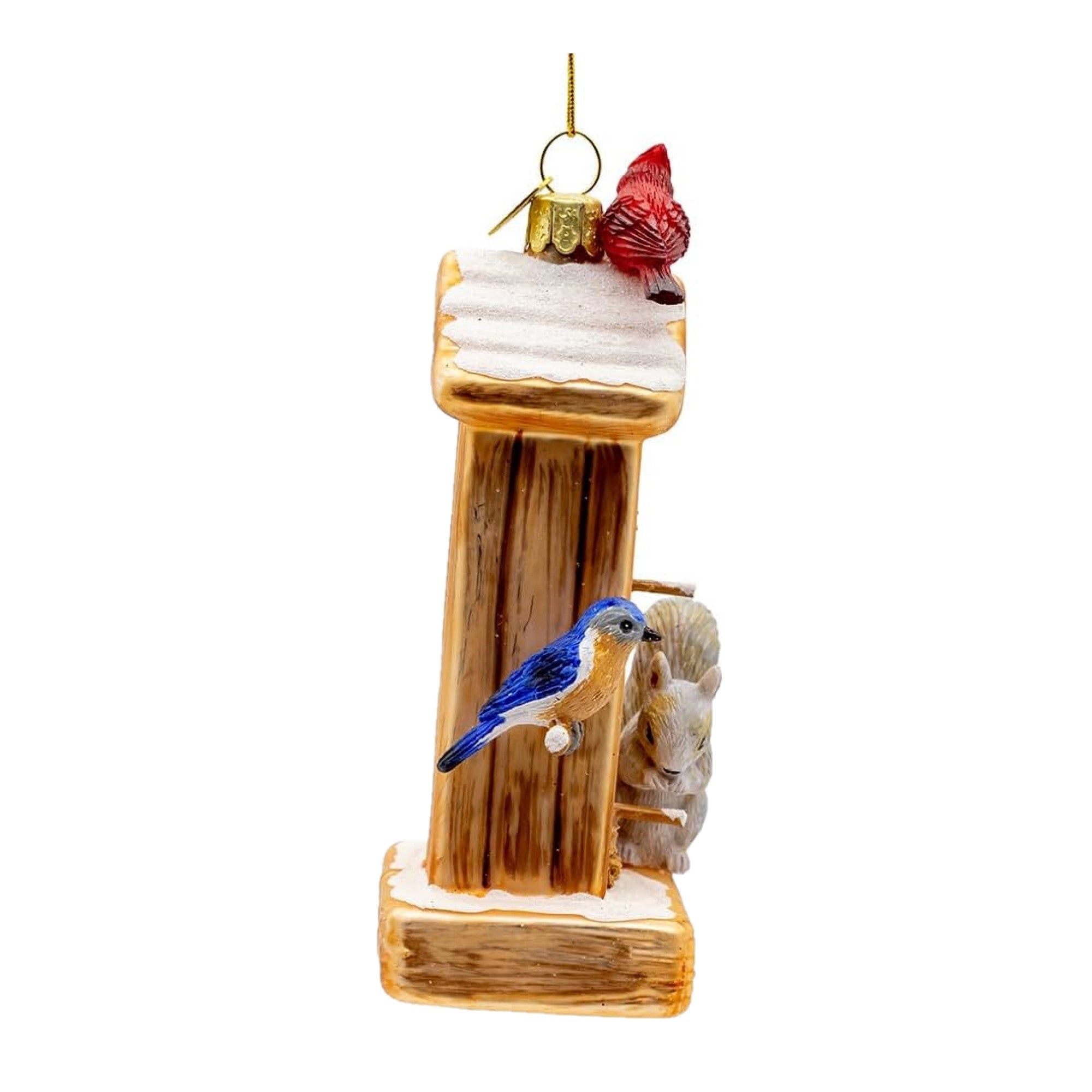 Kurt Adler Glass Ornament for Christmas Tree, Bird Feeder