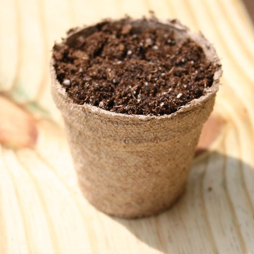 Jiffy 3″ Round Biodegradable Peat Seed Starter Pots — OMRI-Listed (Pack of 10)