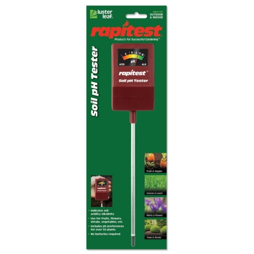 Rapitest Soil pH Tester — Instant Soil Acidity Testing for Fruits, Flowers, Shrubs & Vegetables