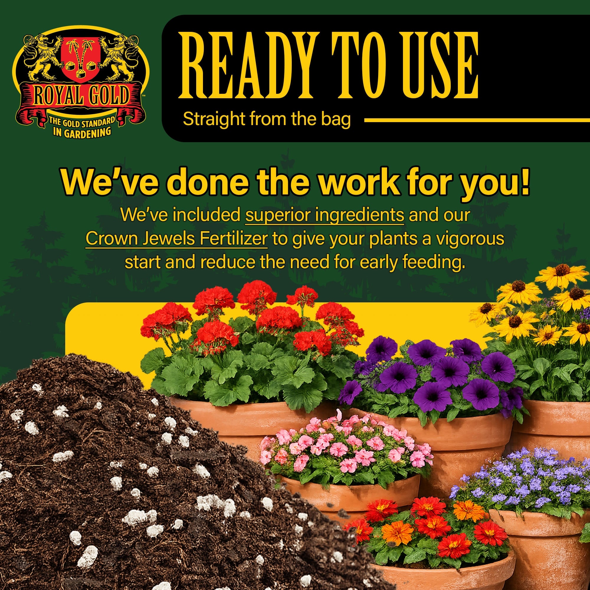 Royal Gold Special Reserve Premium Potting Mix, 1.5 Cubic Foot