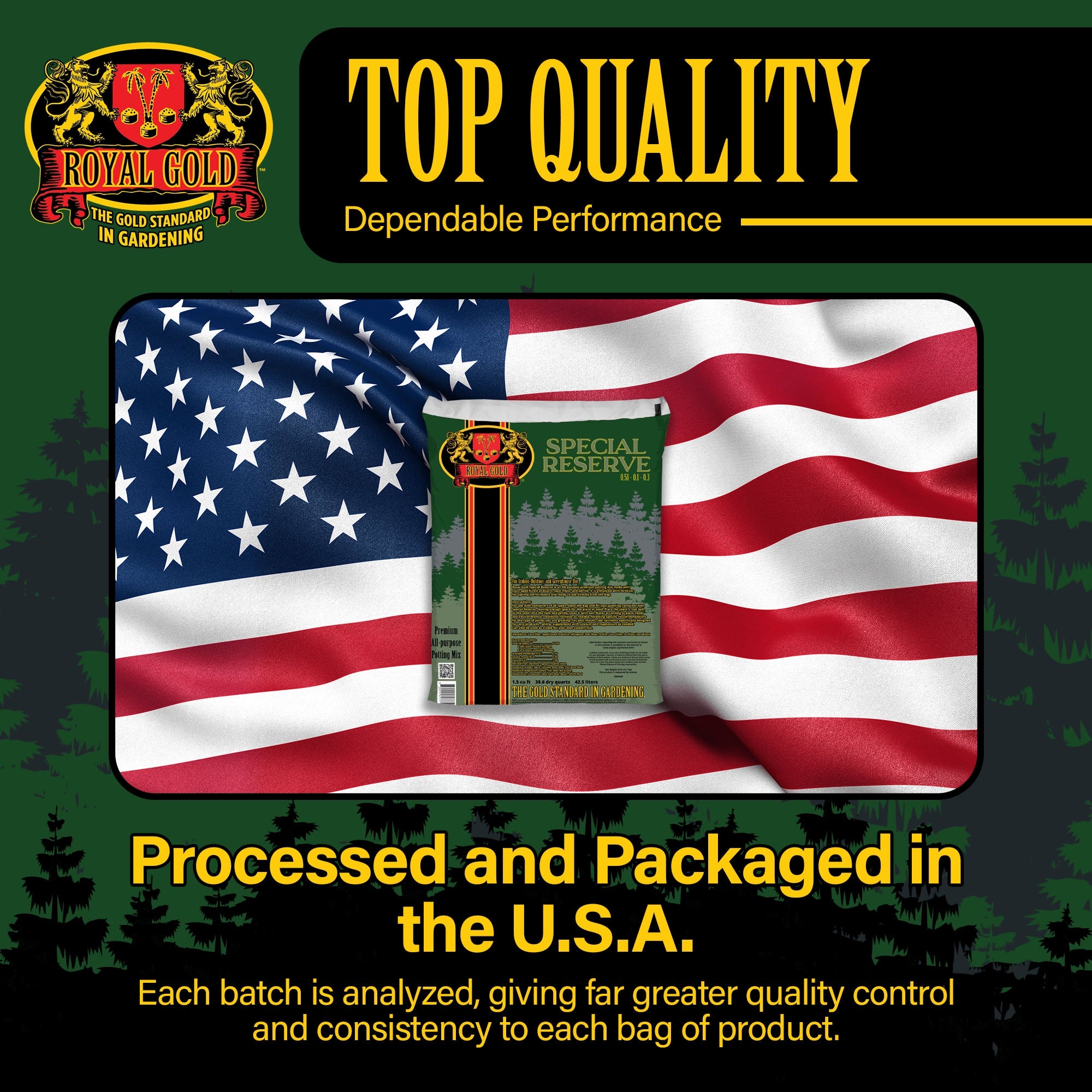 Royal Gold Special Reserve Premium Potting Mix, 1.5 Cubic Foot