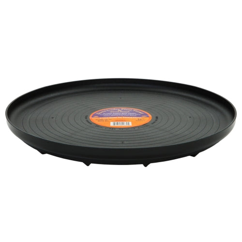 Bosmere Plastic Down Under Plant Saucer & Turner, Up to 400lb — Black, 16”