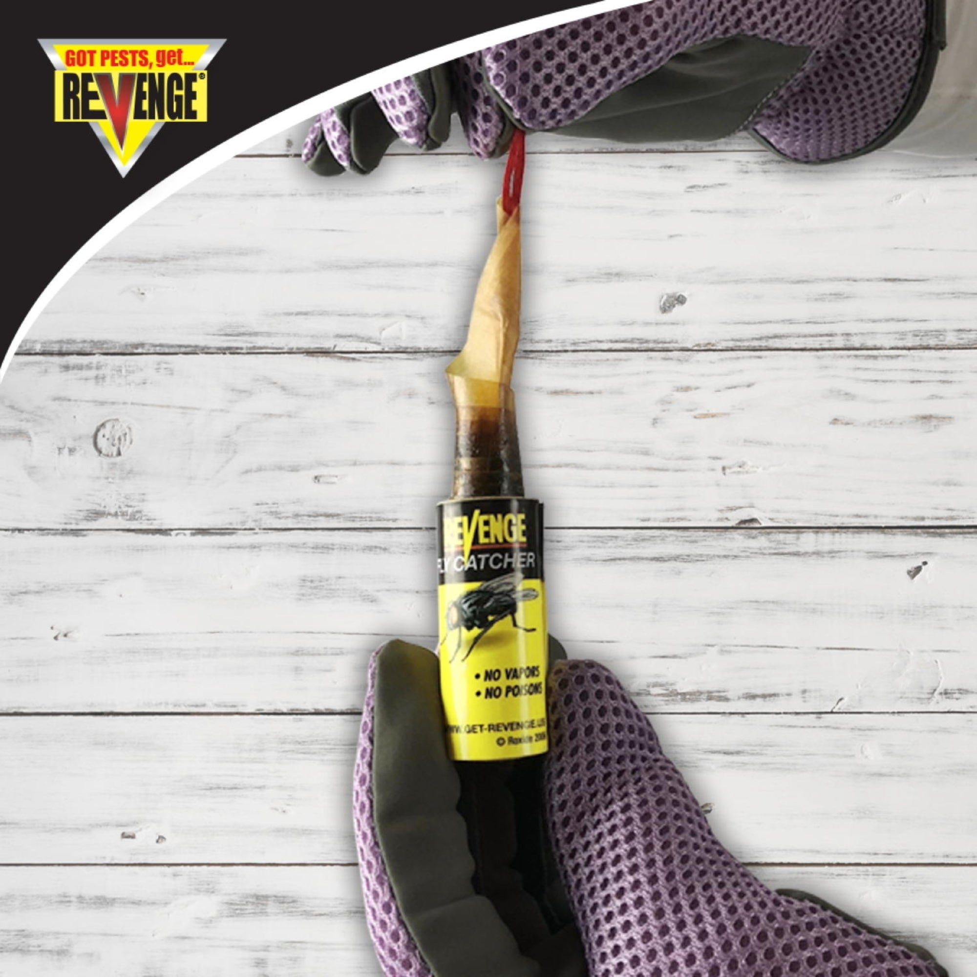 Bonide Revenge No Escape Fly Catcher Ribbons, Box of 5 Hanging Traps