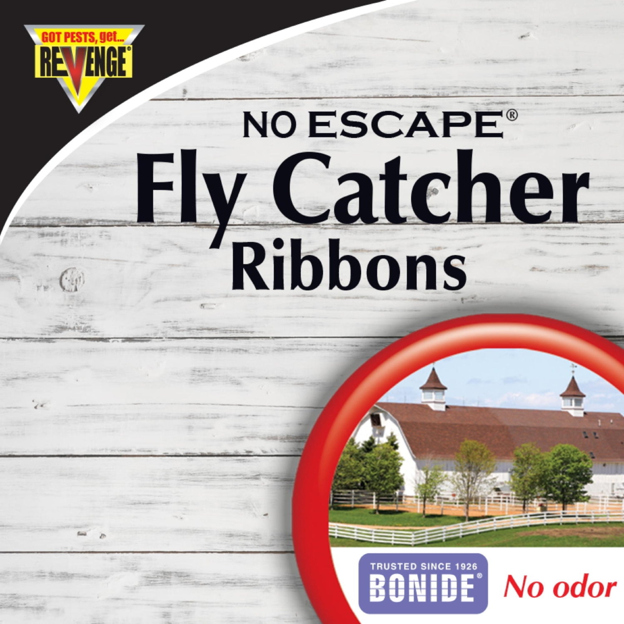 Bonide Revenge No Escape Fly Catcher Ribbons, Box of 5 Hanging Traps