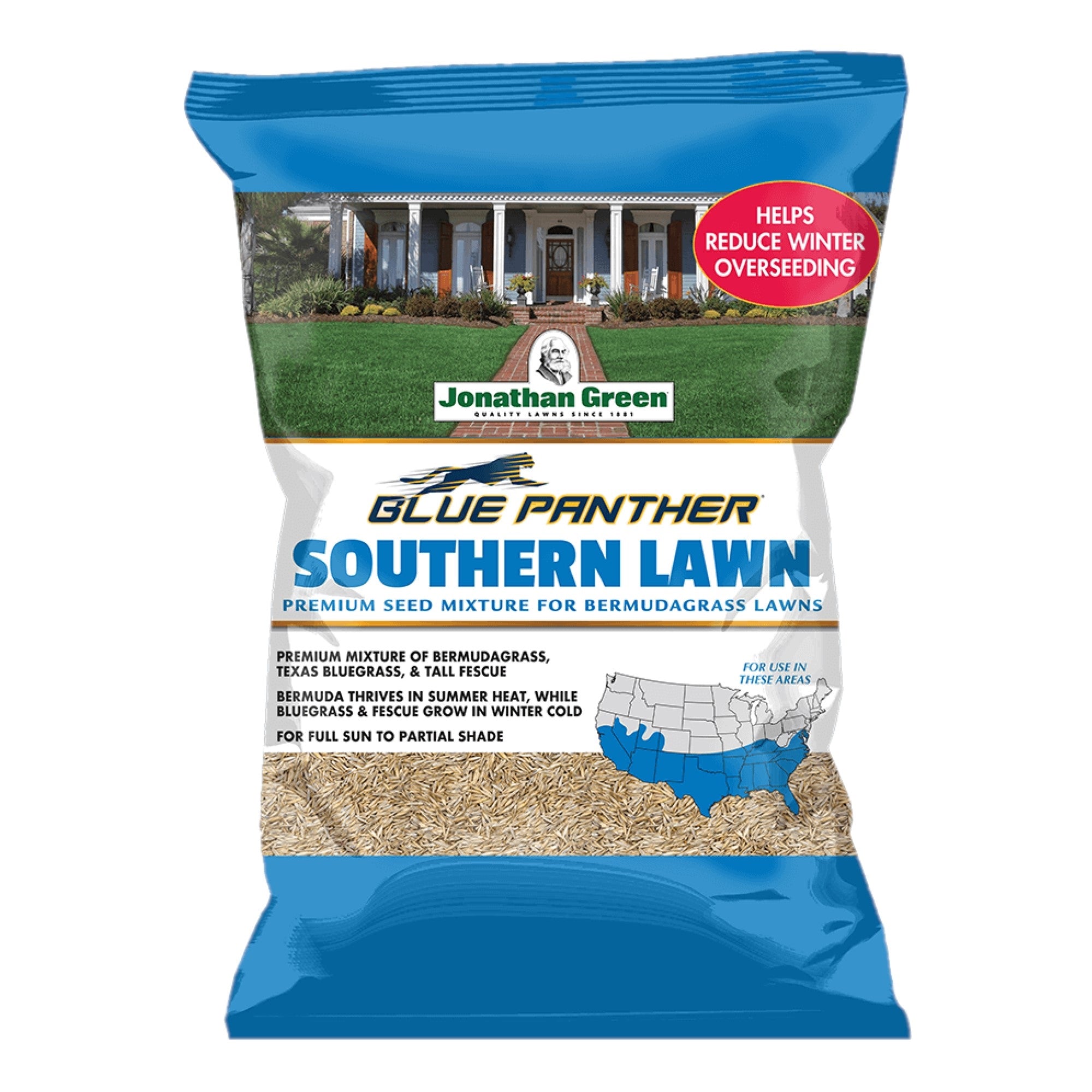 Jonathan Green Blue Panther Southern Lawn Grass Seed Mixture