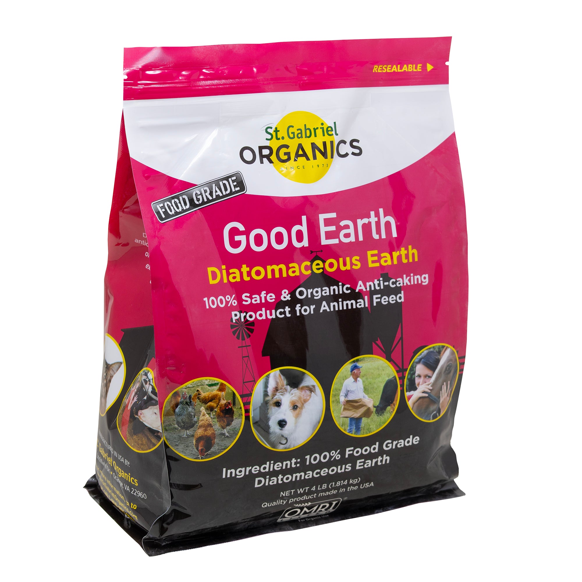 St. Gabriel Organics GoodEarth Food-Grade Anti-Caking Diatomaceous Earth