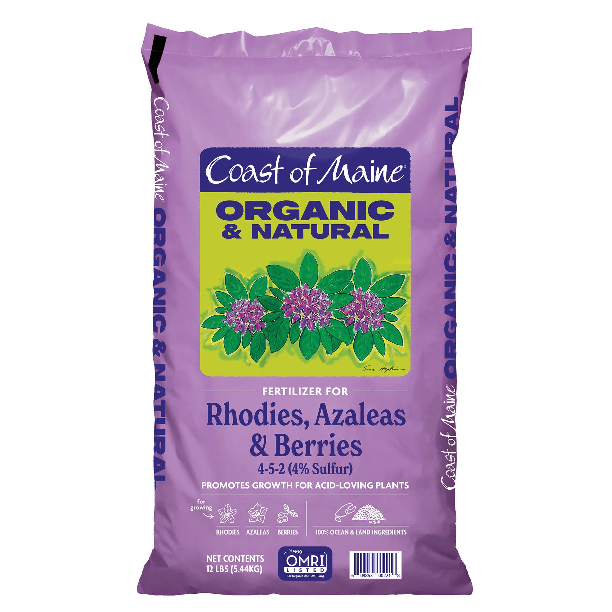 Coast of Maine Organic & Natural Fertilizer for Rhodies, Azaleas & Berries