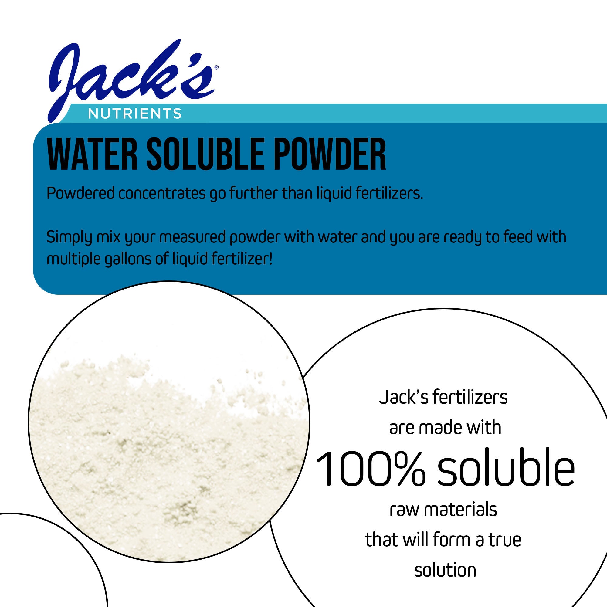 Jack’s Nutrients 0-12-26 Part A Water-Soluble Fertilizer