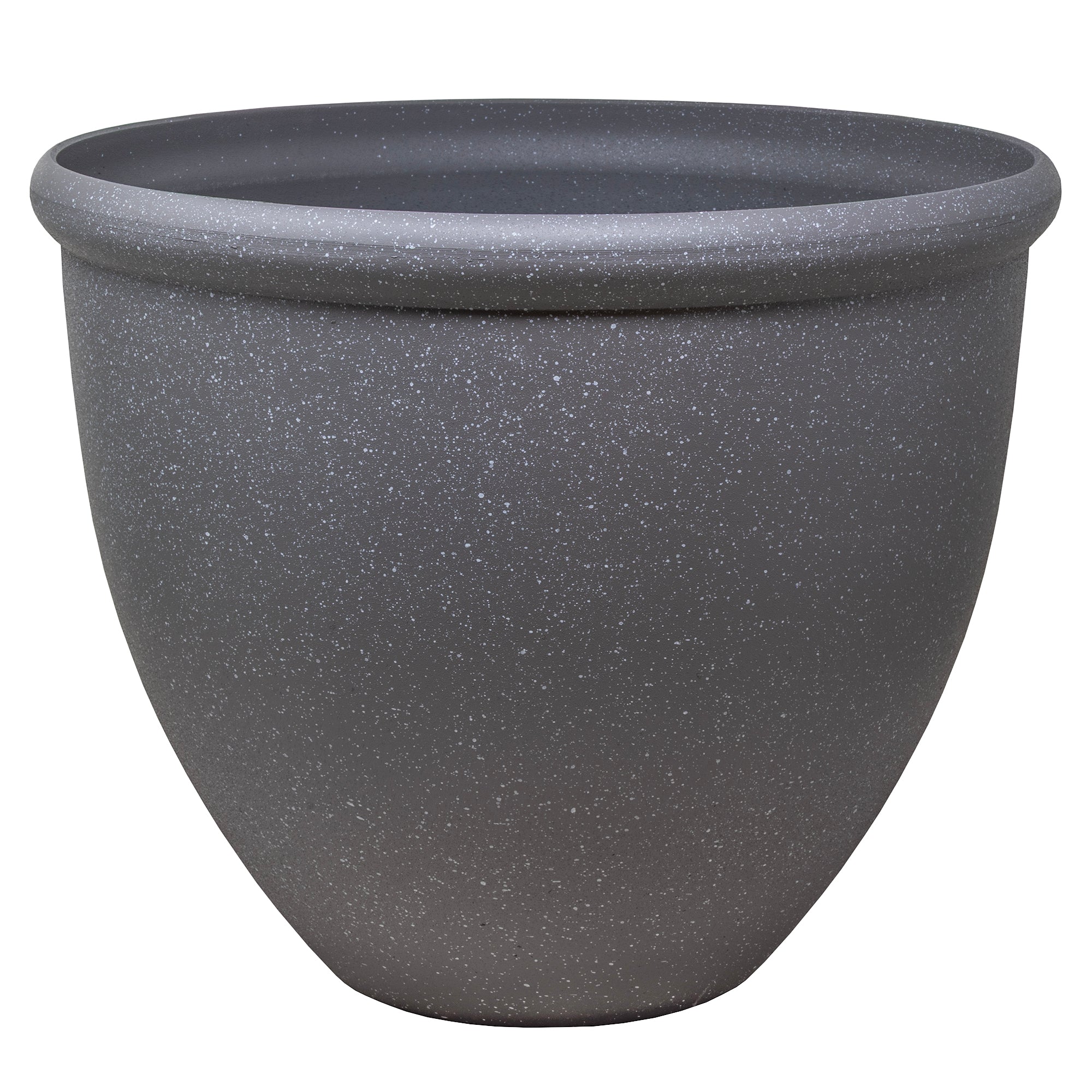 Garden Elements TerraStone Classic Smooth Round Planter