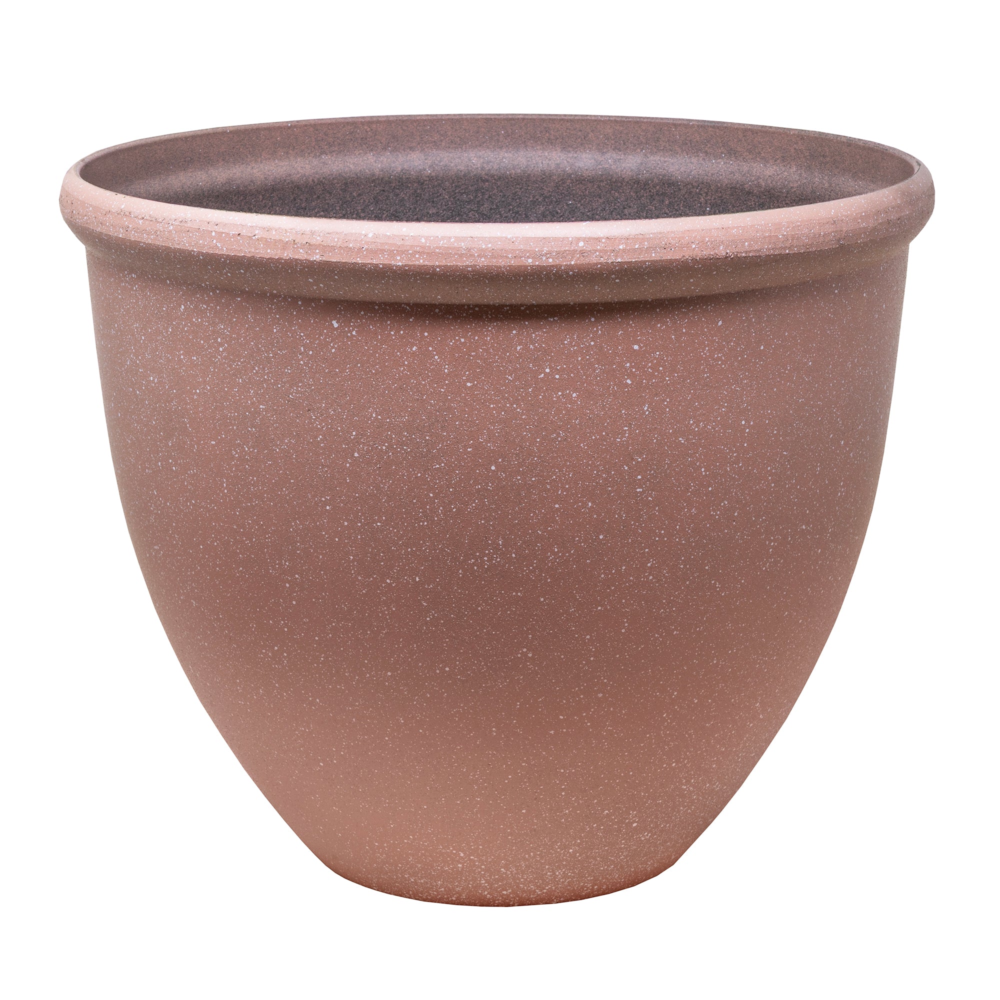 Garden Elements TerraStone Classic Smooth Round Planter