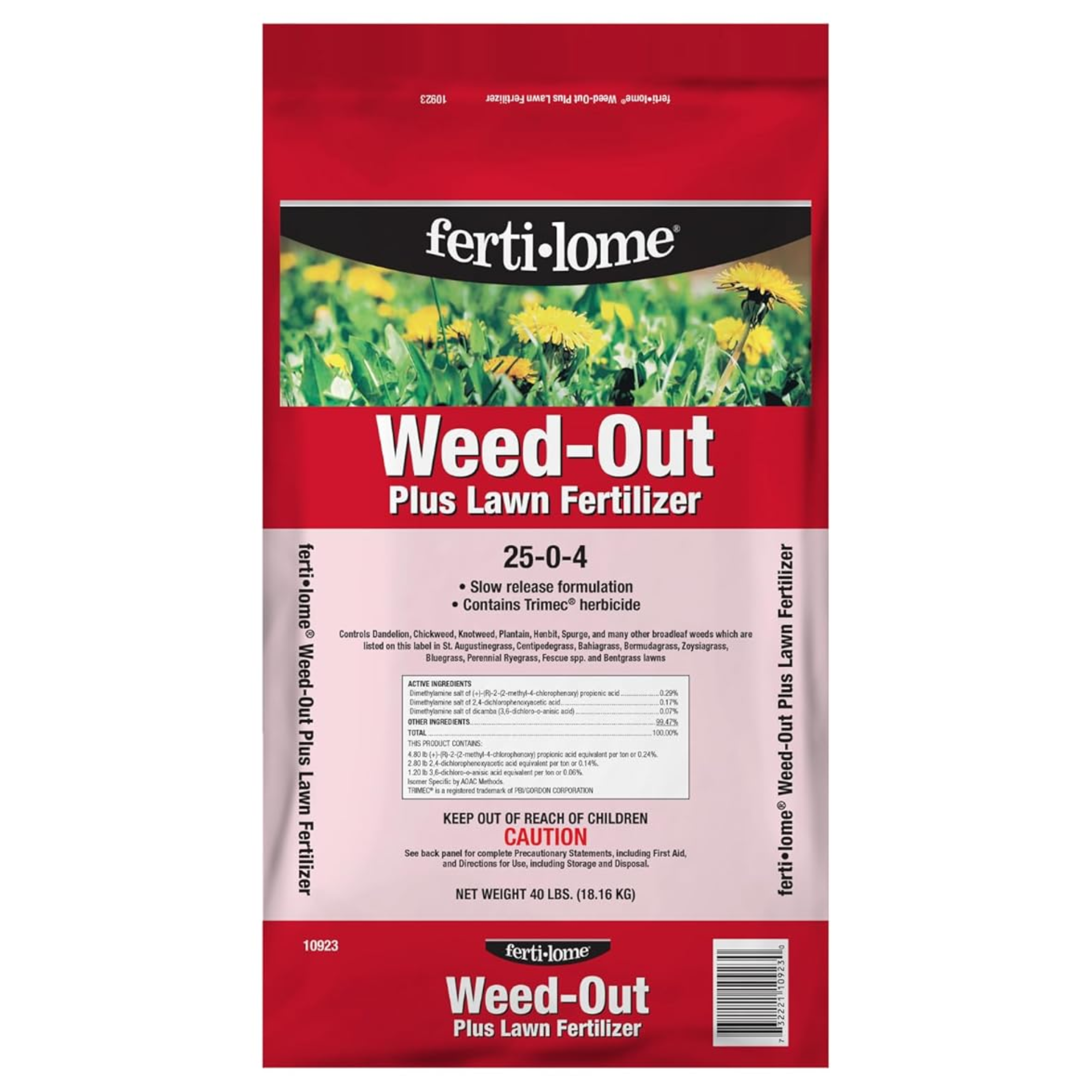 Fertilome Weed-Out Plus Lawn Fertilizer Weed & Feed, 25-0-4 Plant Food