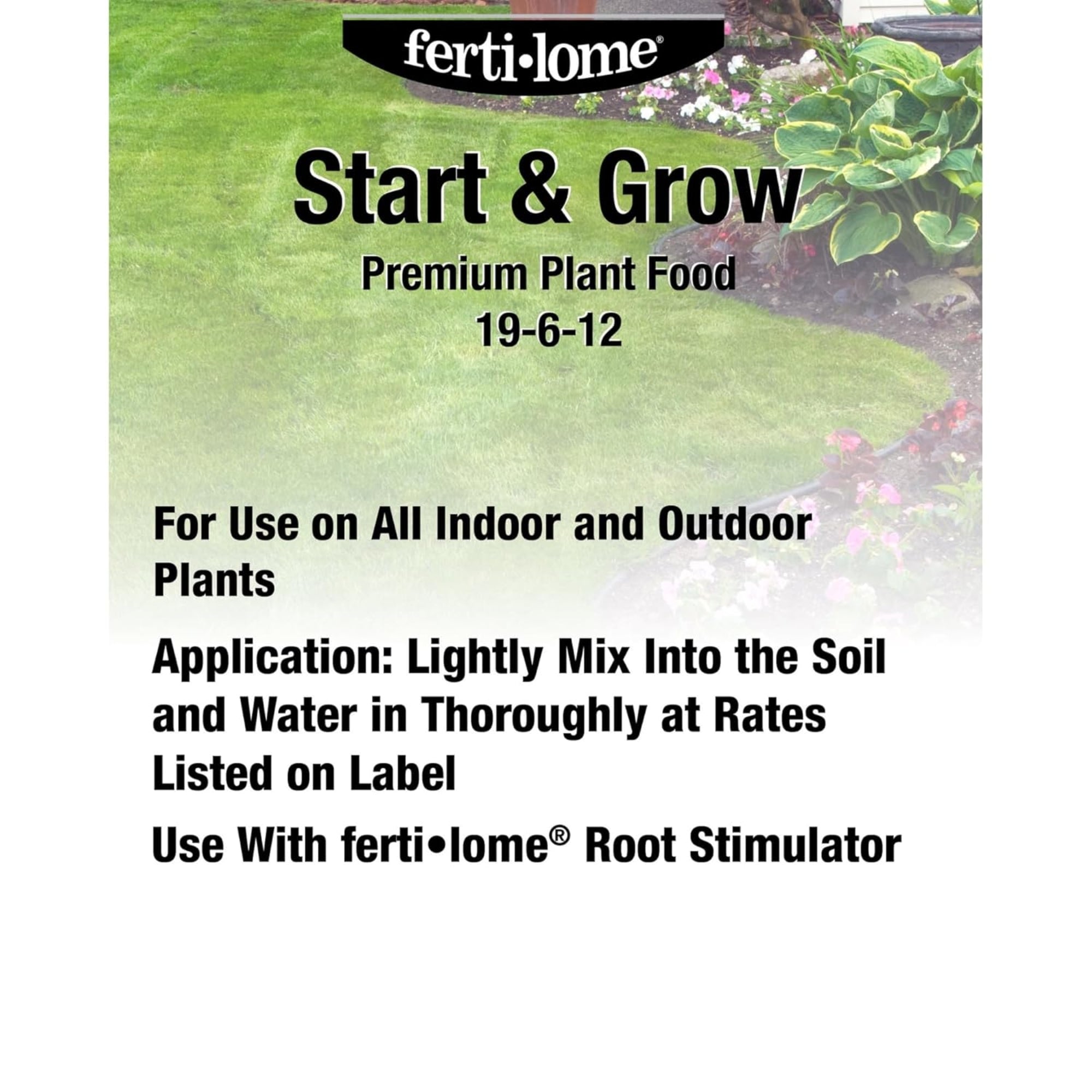 Fertilome Start & Grow Premium Plant Food 19-6-12 Fertilizer Granules, 10lbs