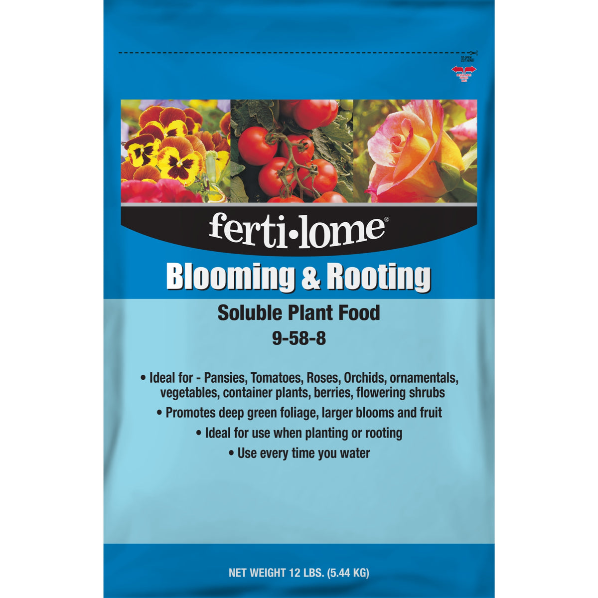 Fertilome Blooming & Rooting Soluble Plant Food 9-58-8 Fertilizer