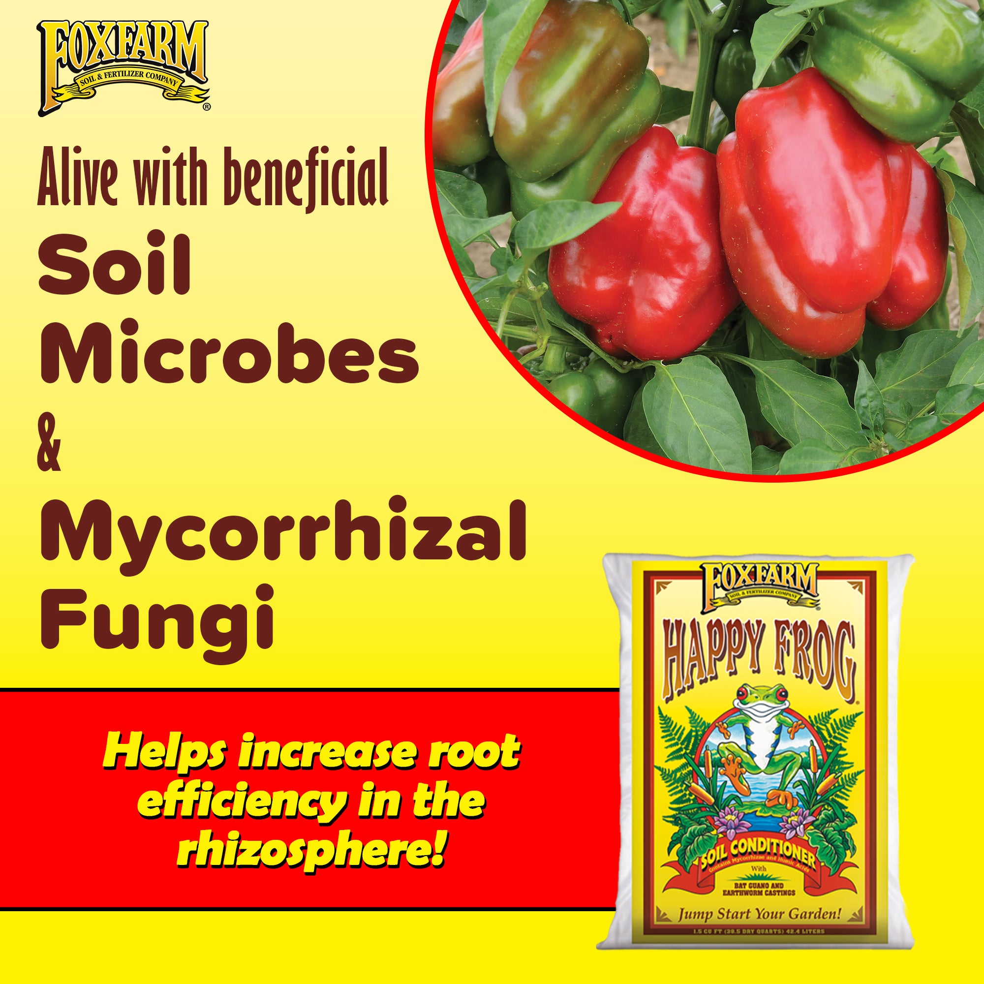 FoxFarm Happy Frog Soil Conditioner with Bat Guano and Mycorrhizae, 1.5 cu ft