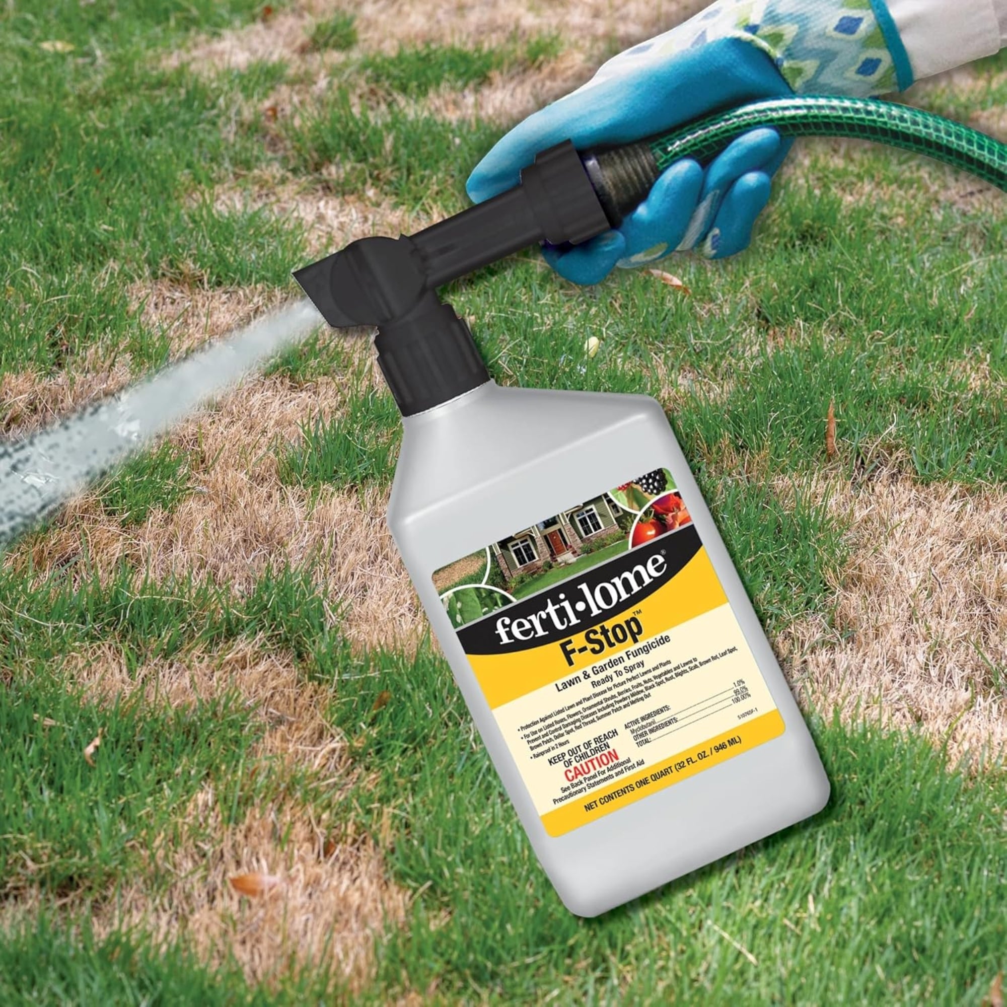 Fertilome F-Stop Systemic Turfgrass Fungicide, Ready-to-Spray, 32fl oz
