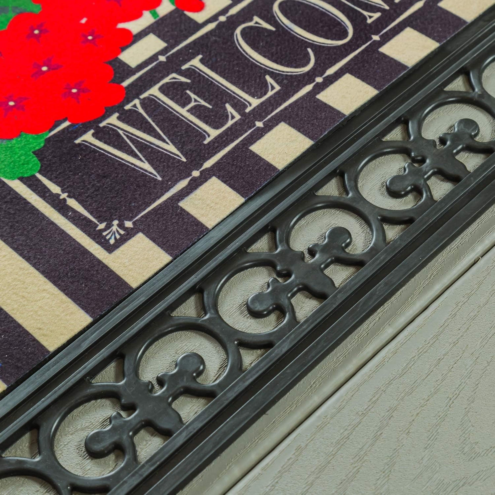 Evergreen Sassafras Non-Slip Switchmat Tray, Fleur De Lis Scroll