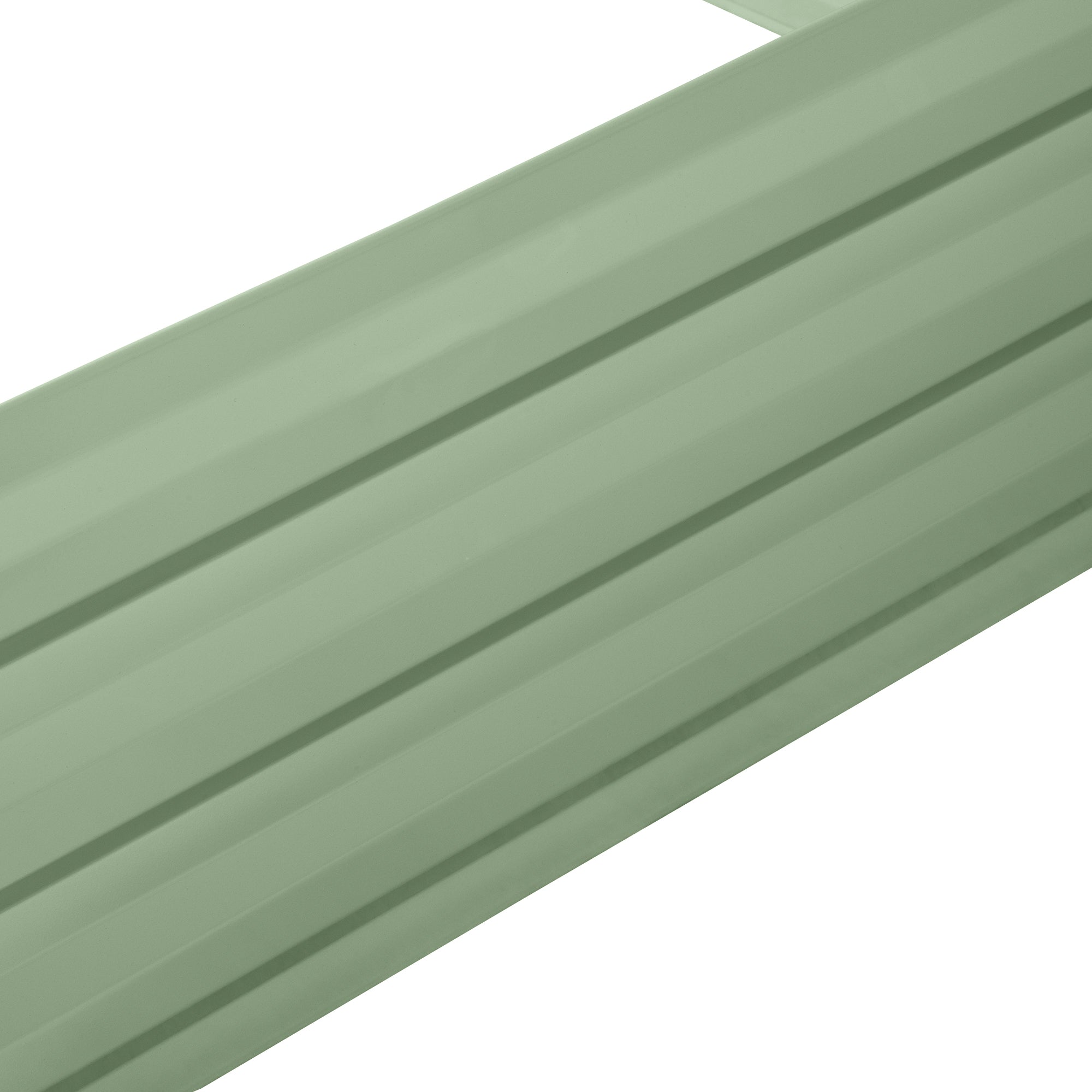 Garden Elements Metal Raised Garden Bed, Rectangle, Light Green