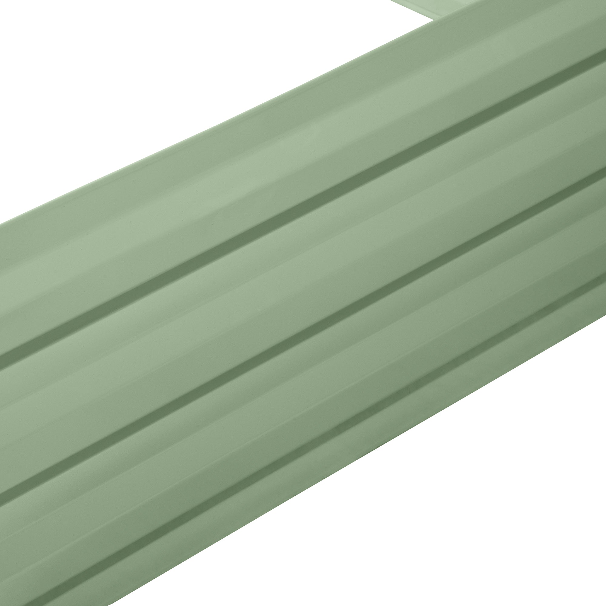 Garden Elements Metal Raised Garden Bed, Square, Light Green