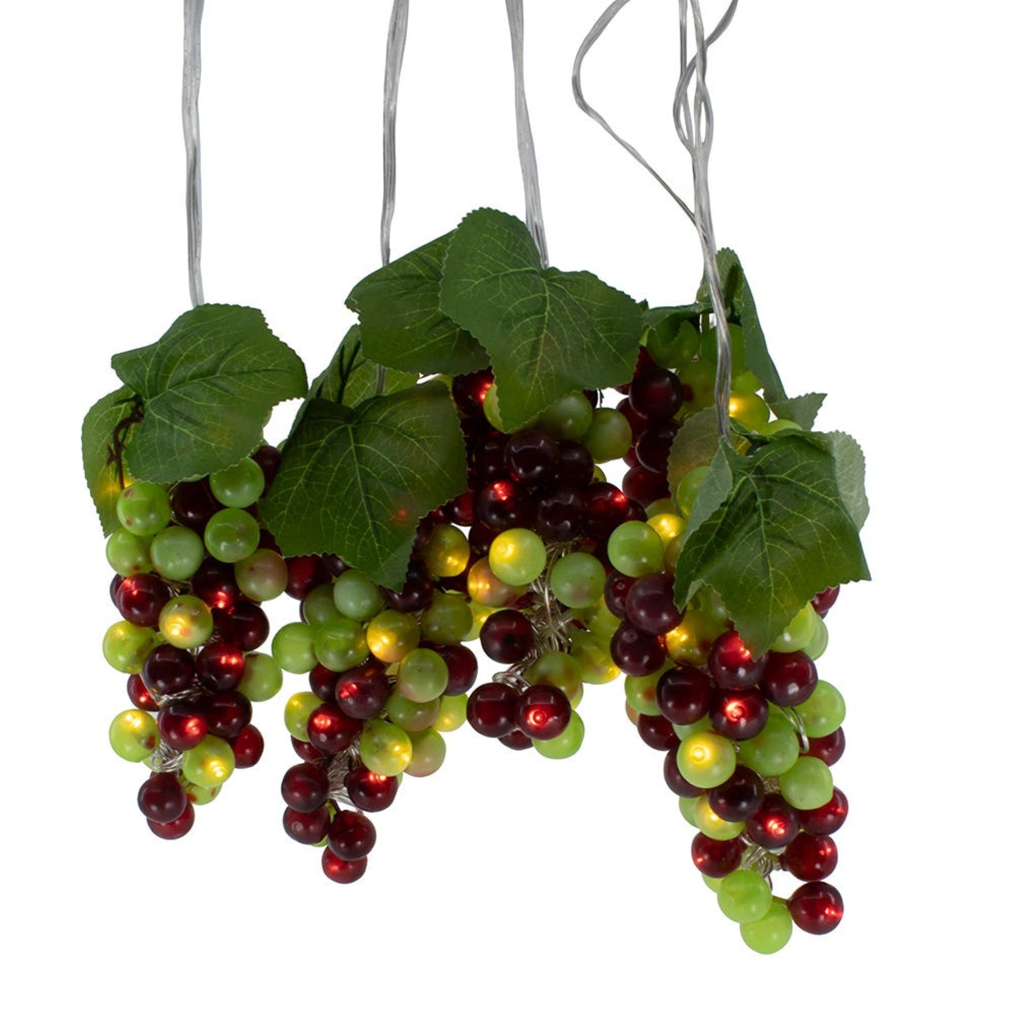 Kurt Adler Grape Clusters 100-LED Light Set, 5 Clusters, 5.3'