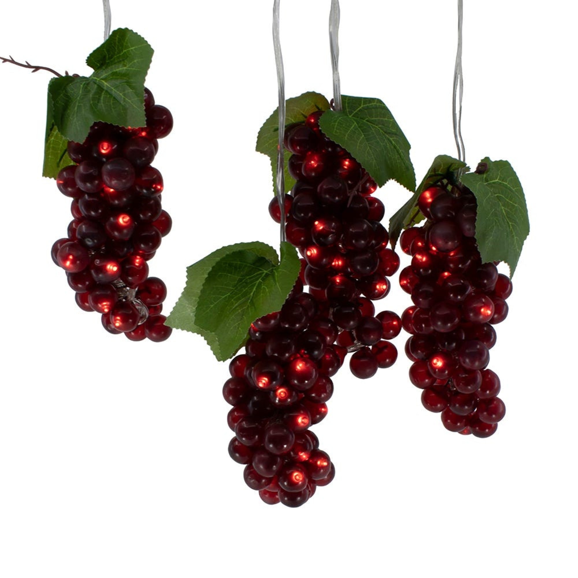 Kurt Adler Grape Clusters 100-LED Light Set, 5 Clusters, 5.3'