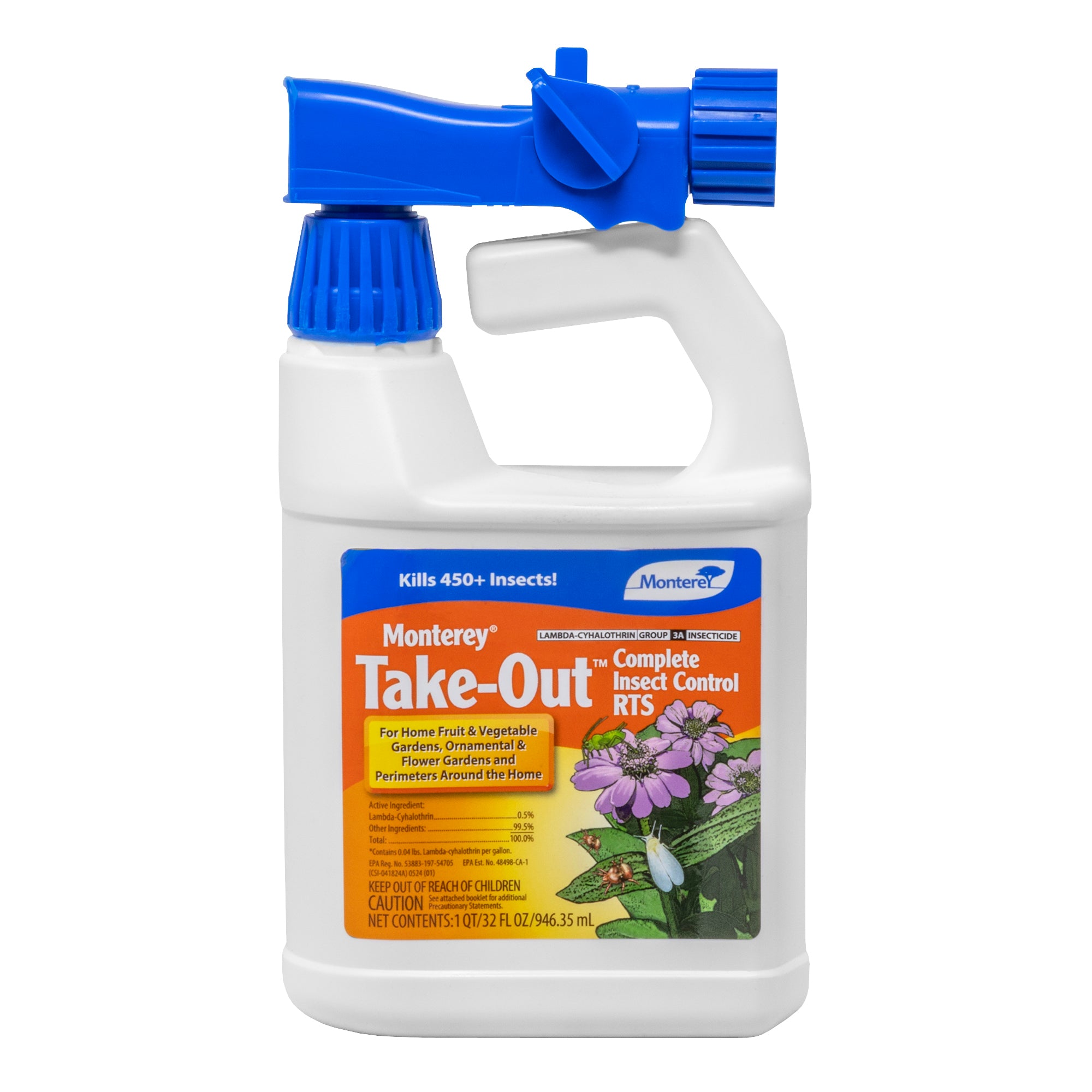 Monterey Take-Out Complete Insect Control for Gardens, Ready-to-Spray, 32fl oz