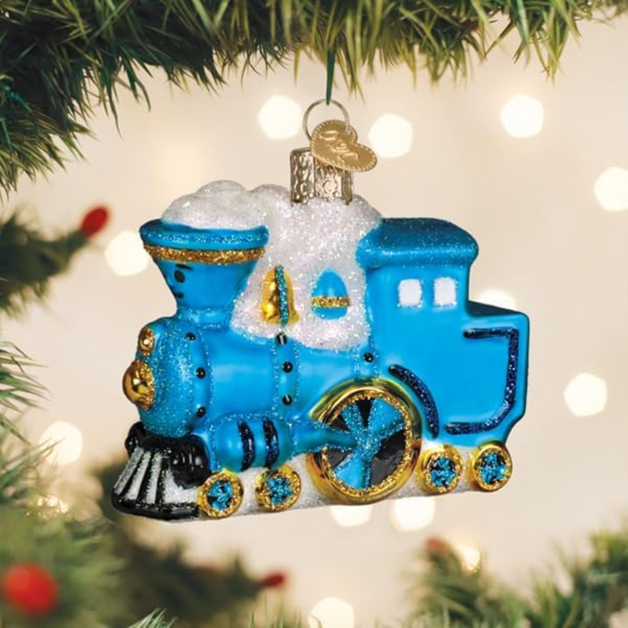 Old World Christmas Blown Glass Tree Ornament, The Little Engine That Could