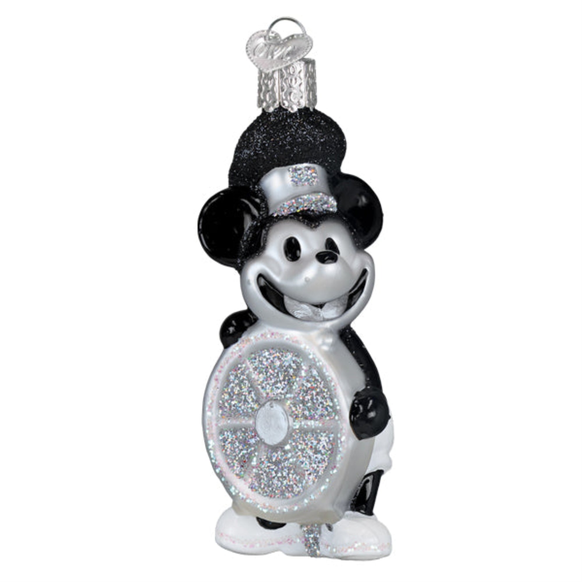 Old World Christmas Blown Glass Tree Ornament, Steamboat Willie Skipper